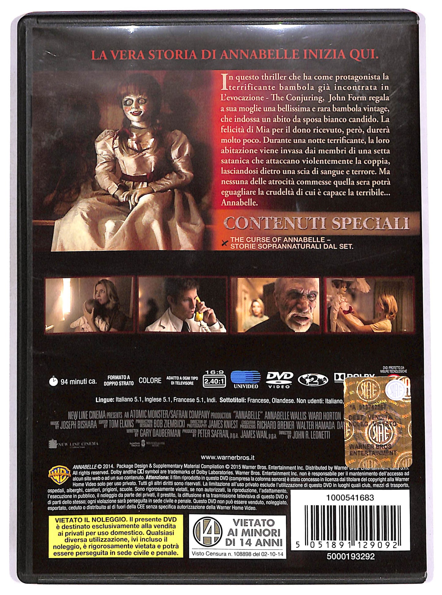 EBOND Annabelle DVD D653045