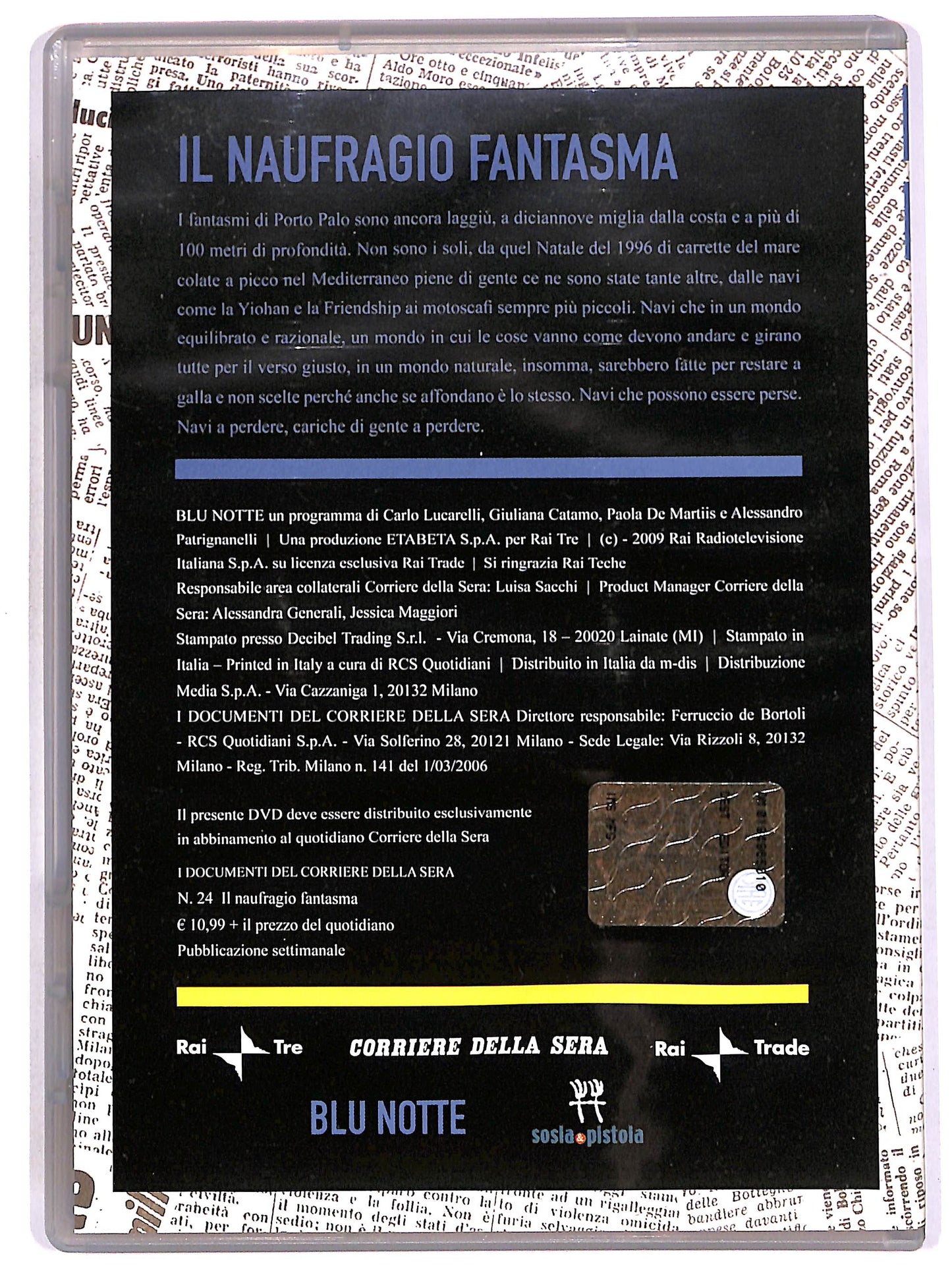 EBOND Misteri d'Italia 24 - Il naufragio fantasma EDITORIALE DVD D653153