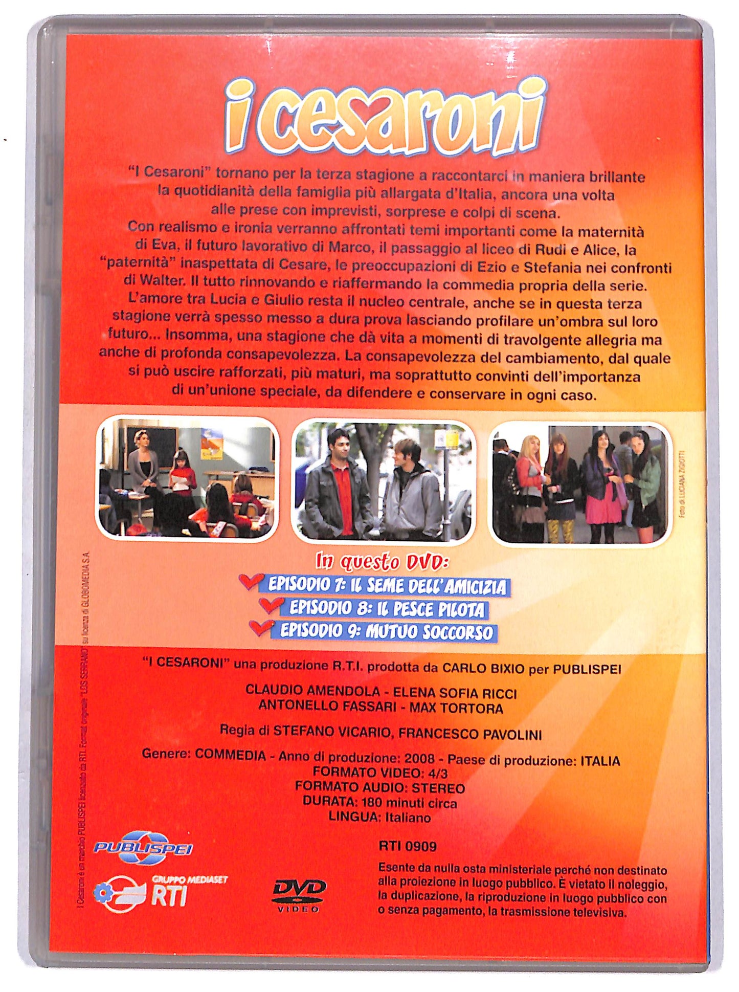 EBOND I Cesaroni terza stagione vol 3 EDITORIALE DVD D653214