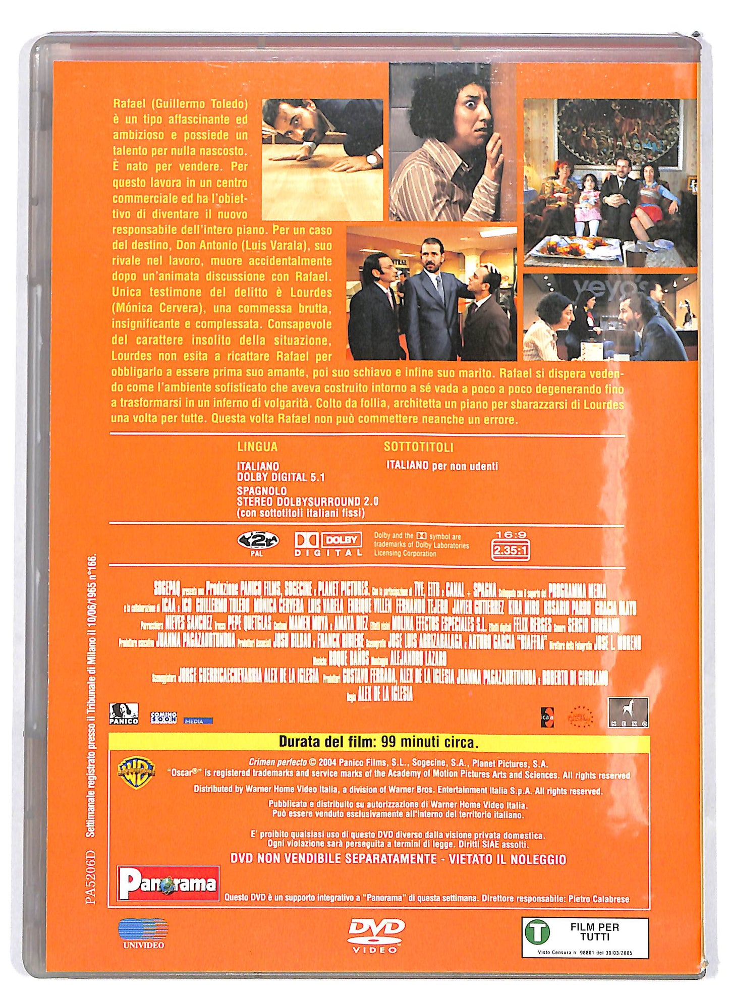 EBOND Crimen perfecto - Finche morte non li separi EDITORIALE DVD D653307
