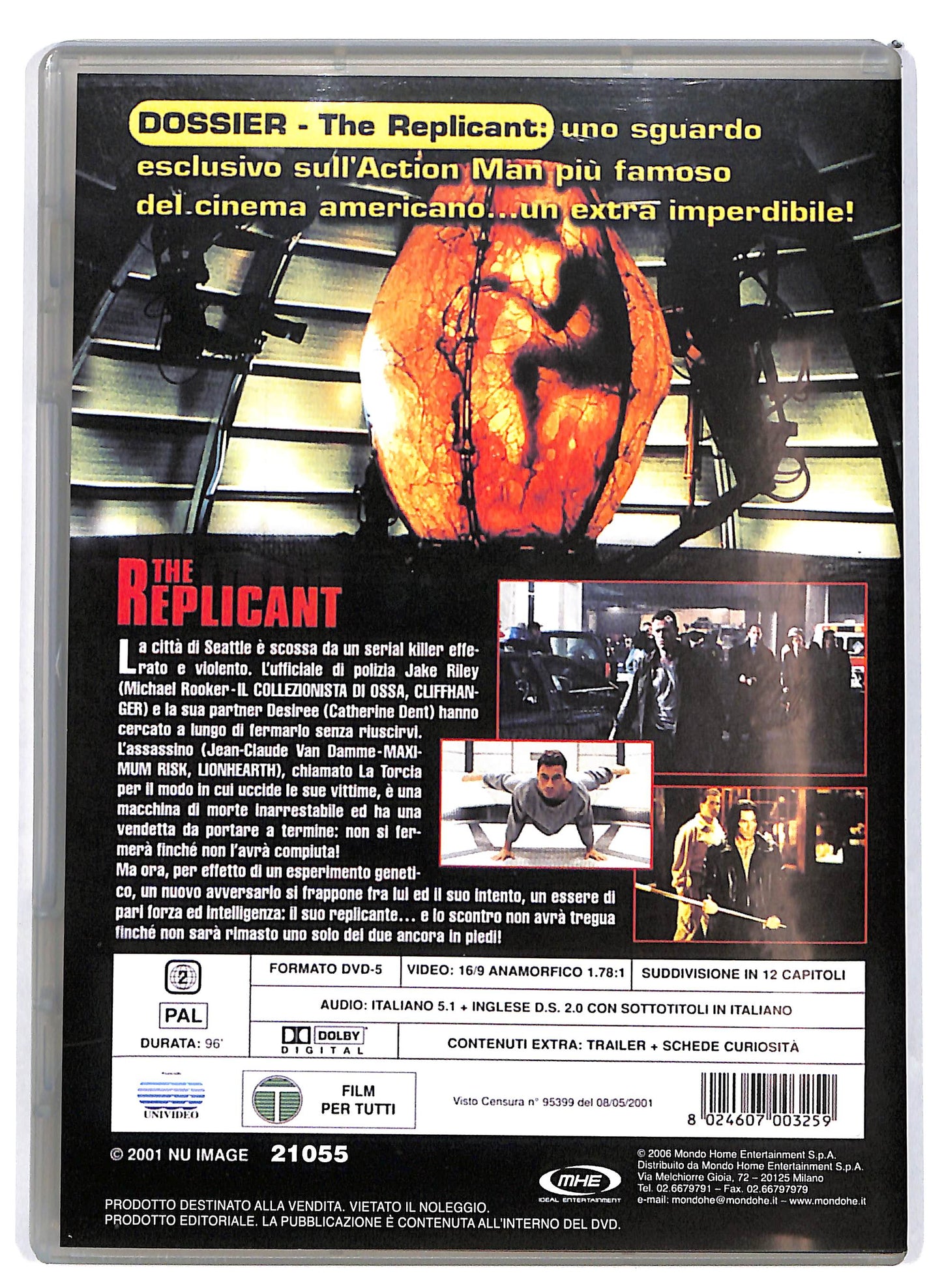 EBOND The Replicant EDITORIALE DVD D653314