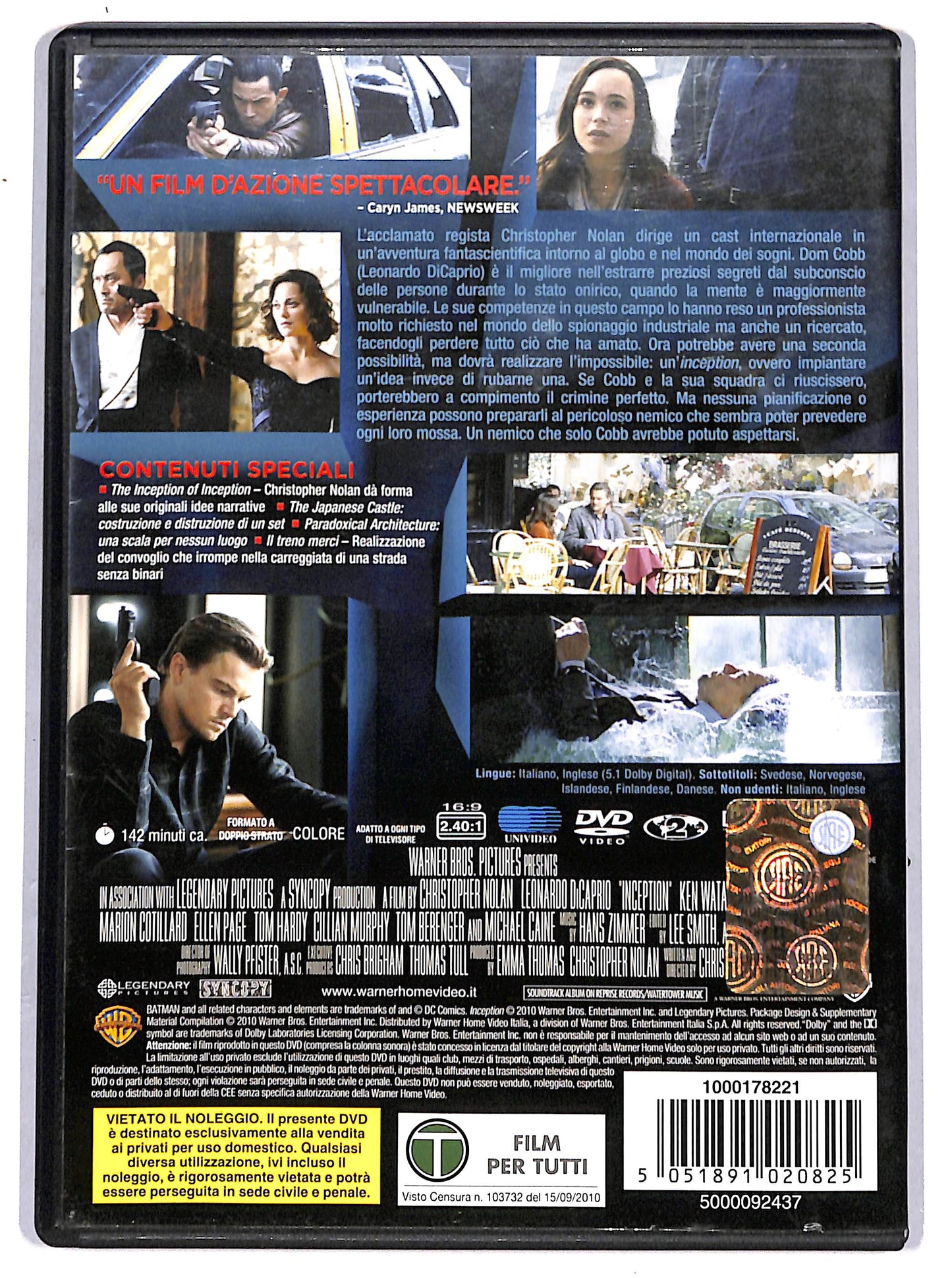 EBOND inception DVD D653413