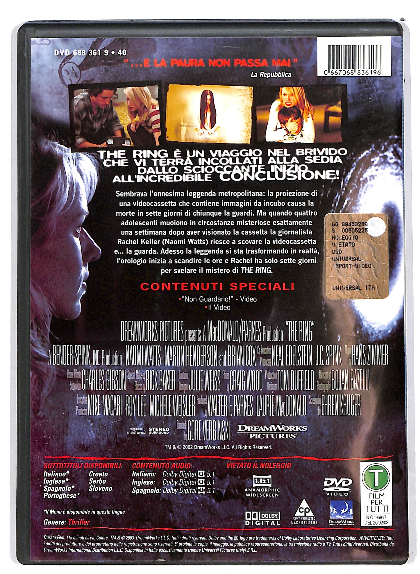 EBOND The ring DVD D653607