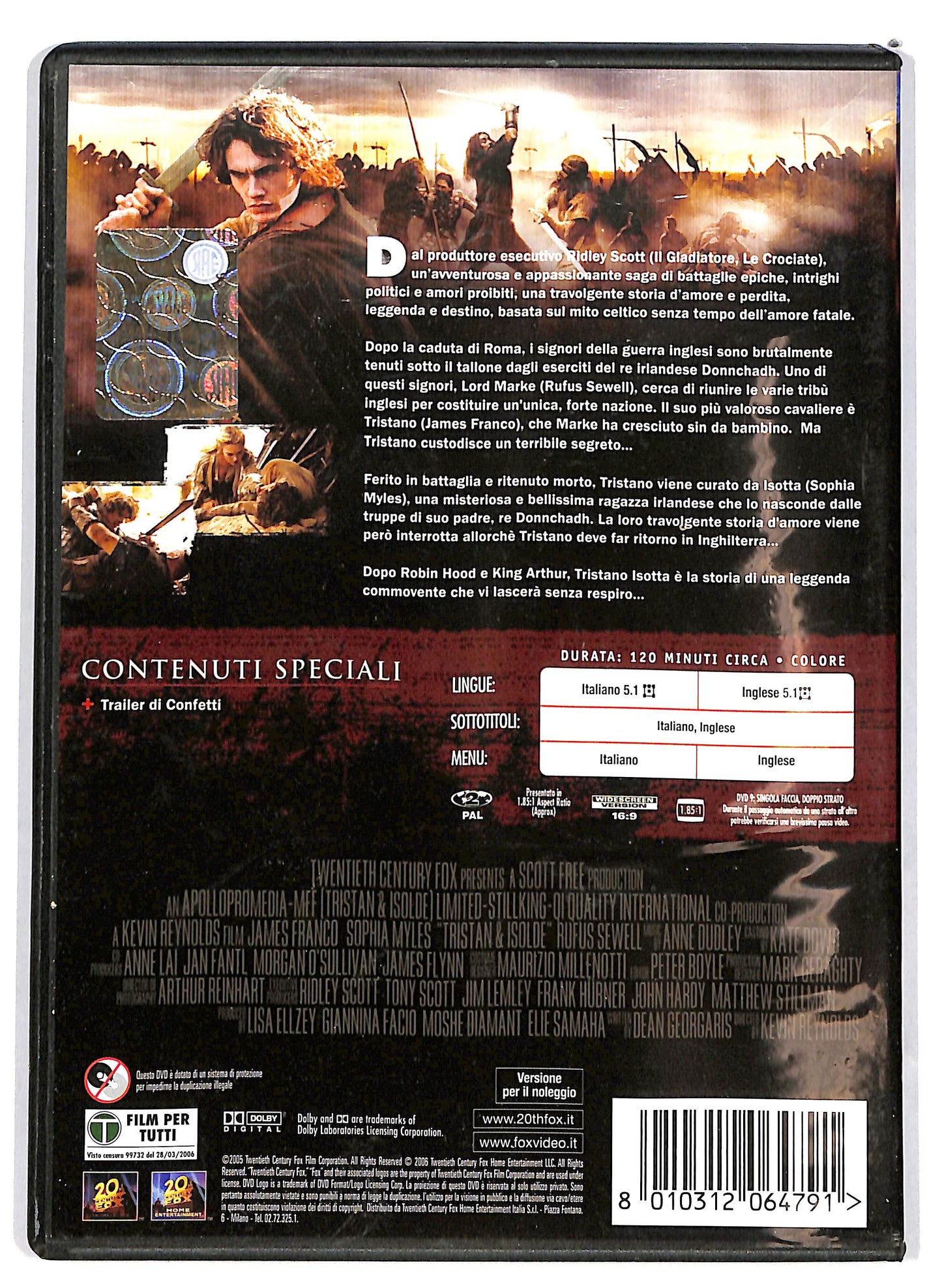 EBOND Tristano E Isotta NOLEGGIO DVD D653615