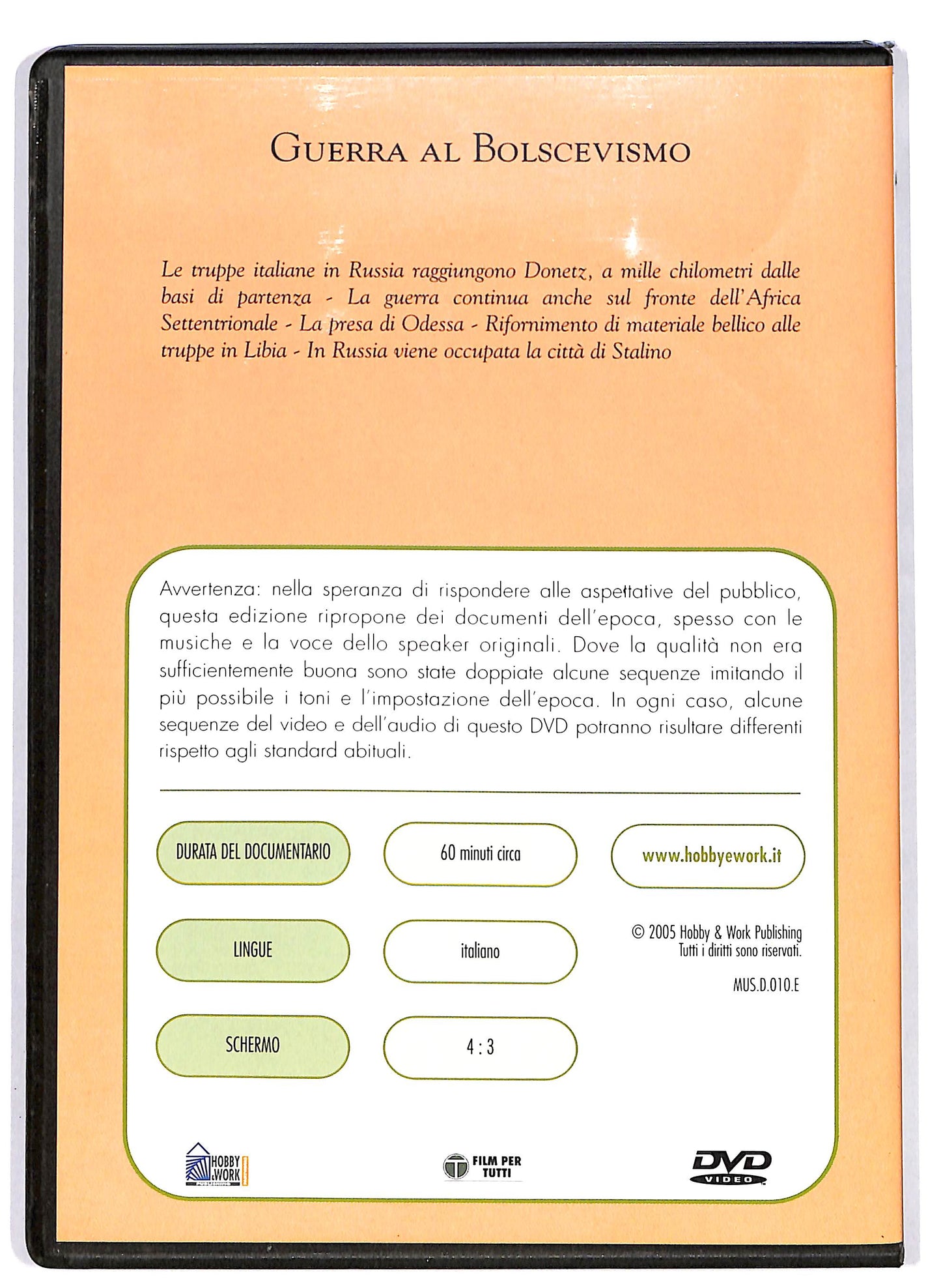 EBOND Mussolini e il fascismo - Guerra al bolscevismo EDITORIALE DVD D653637