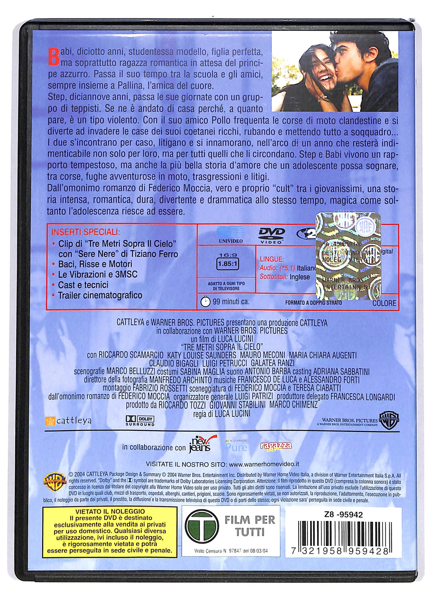 EBOND Tre metri sopra il cielo DVD D653659