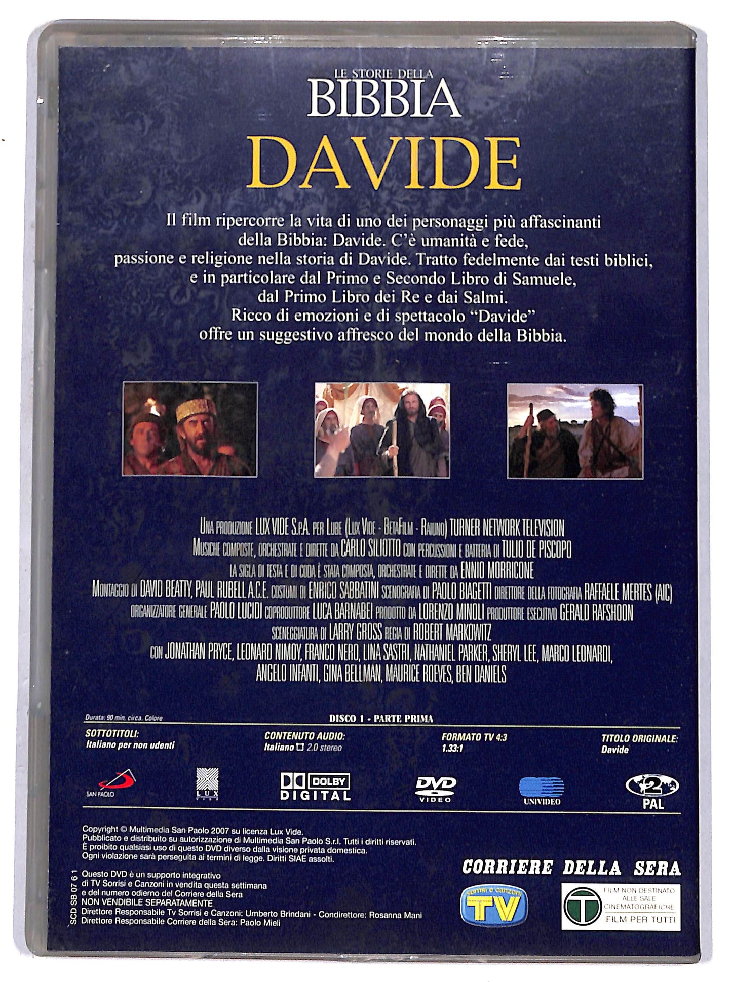 EBOND davide - disco 1 parte prima EDITORIALE DVD D653744