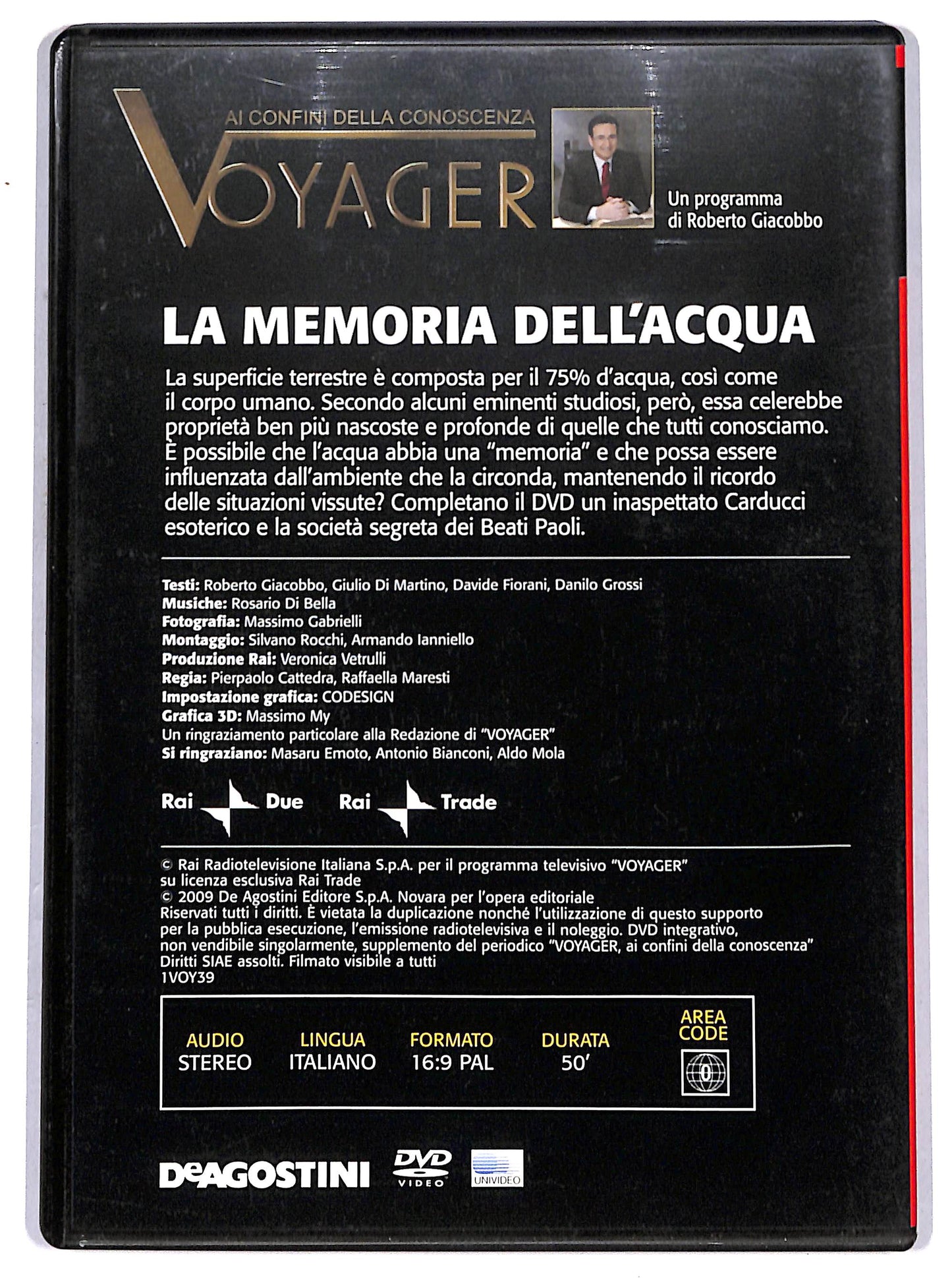 EBOND La memoria dell'acqua - Voyager n 39 EDITORIALE DVD D653766