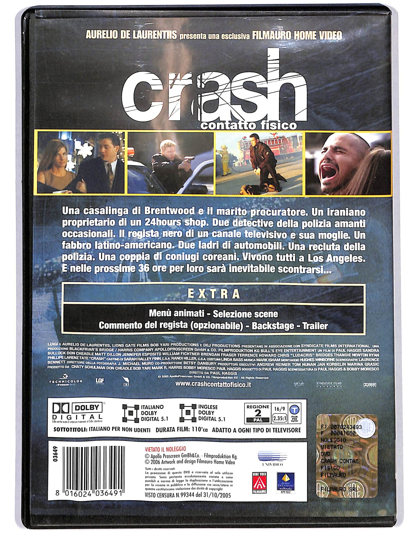 EBOND Crash Contatto fisico DVD D654119