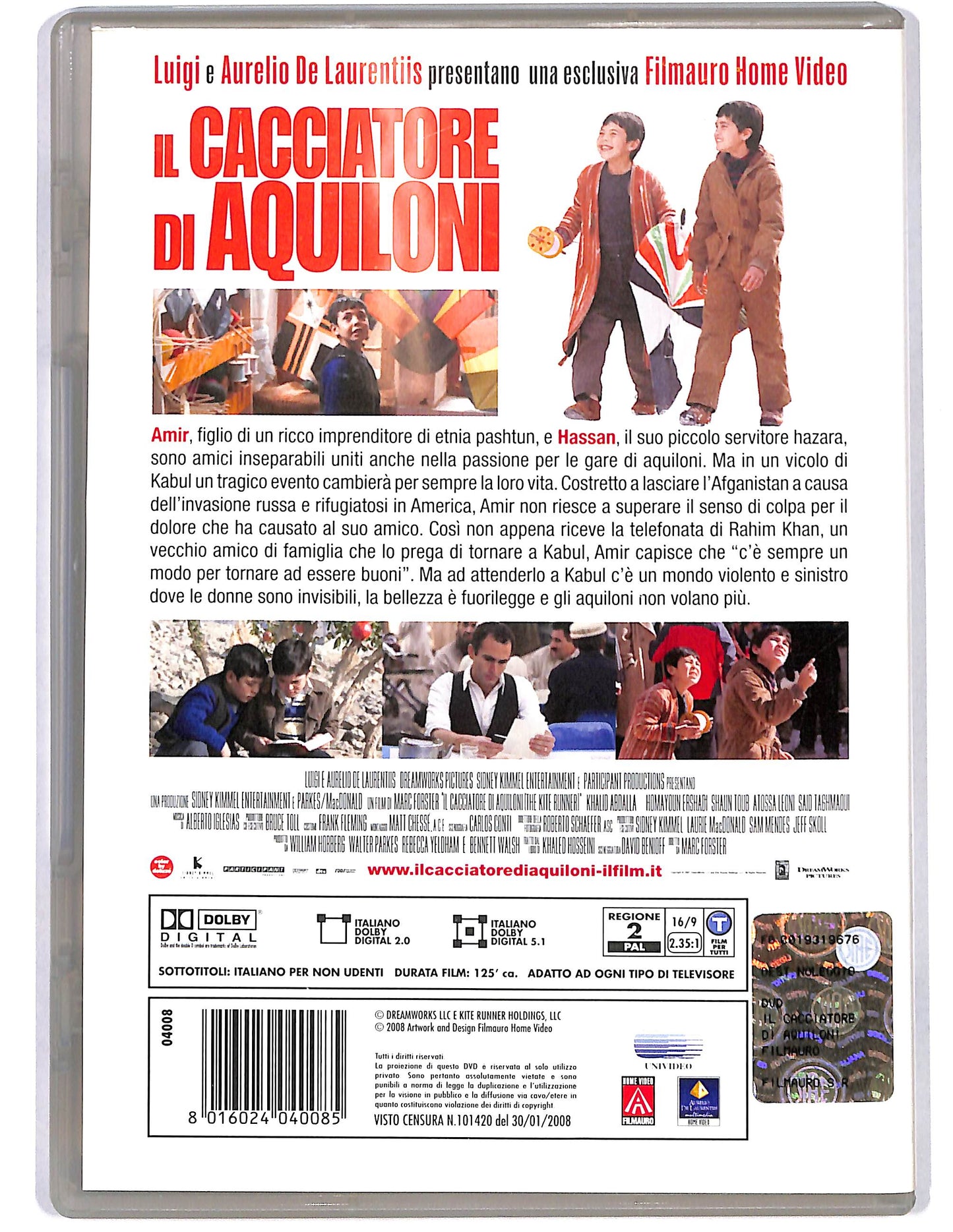 EBOND Il cacciatore di aquiloni NOLEGGIO DVD D654156