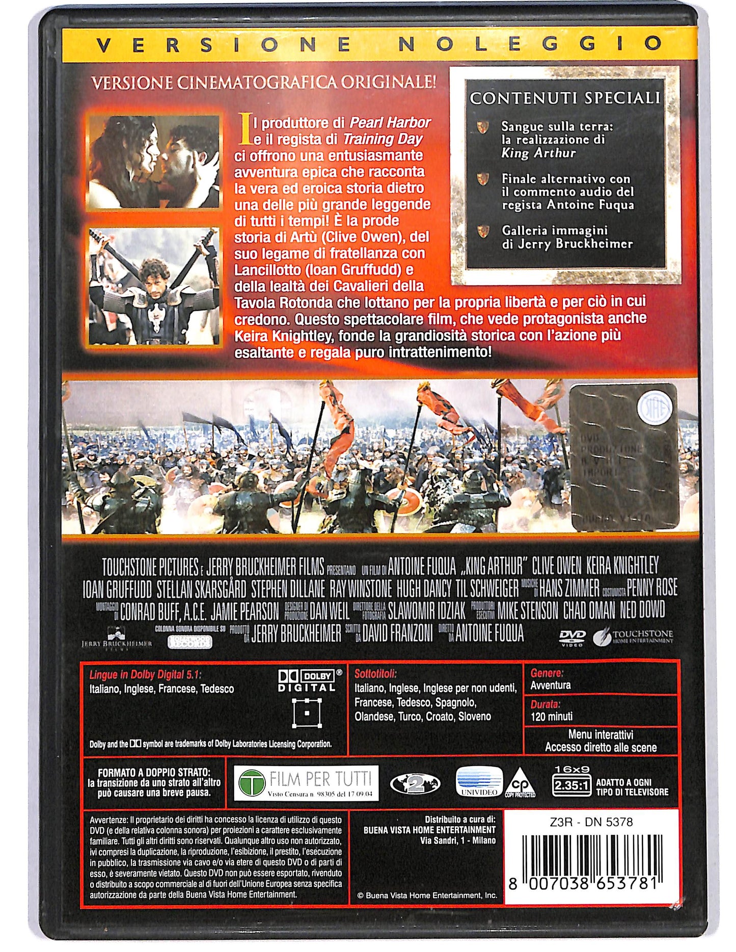 EBOND King Arthur NOLEGGIO DVD D654210