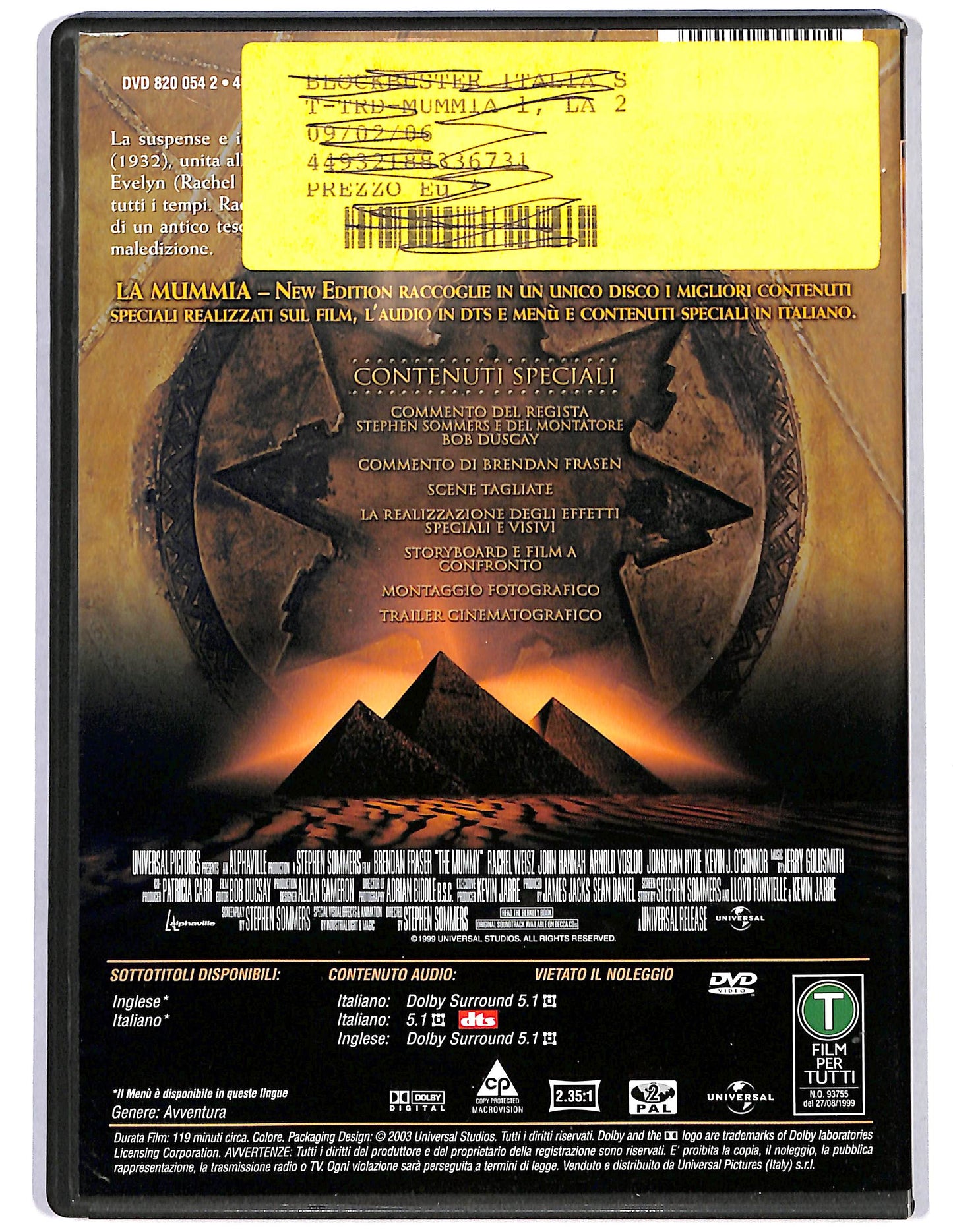 EBOND La Mummia DVD D654224