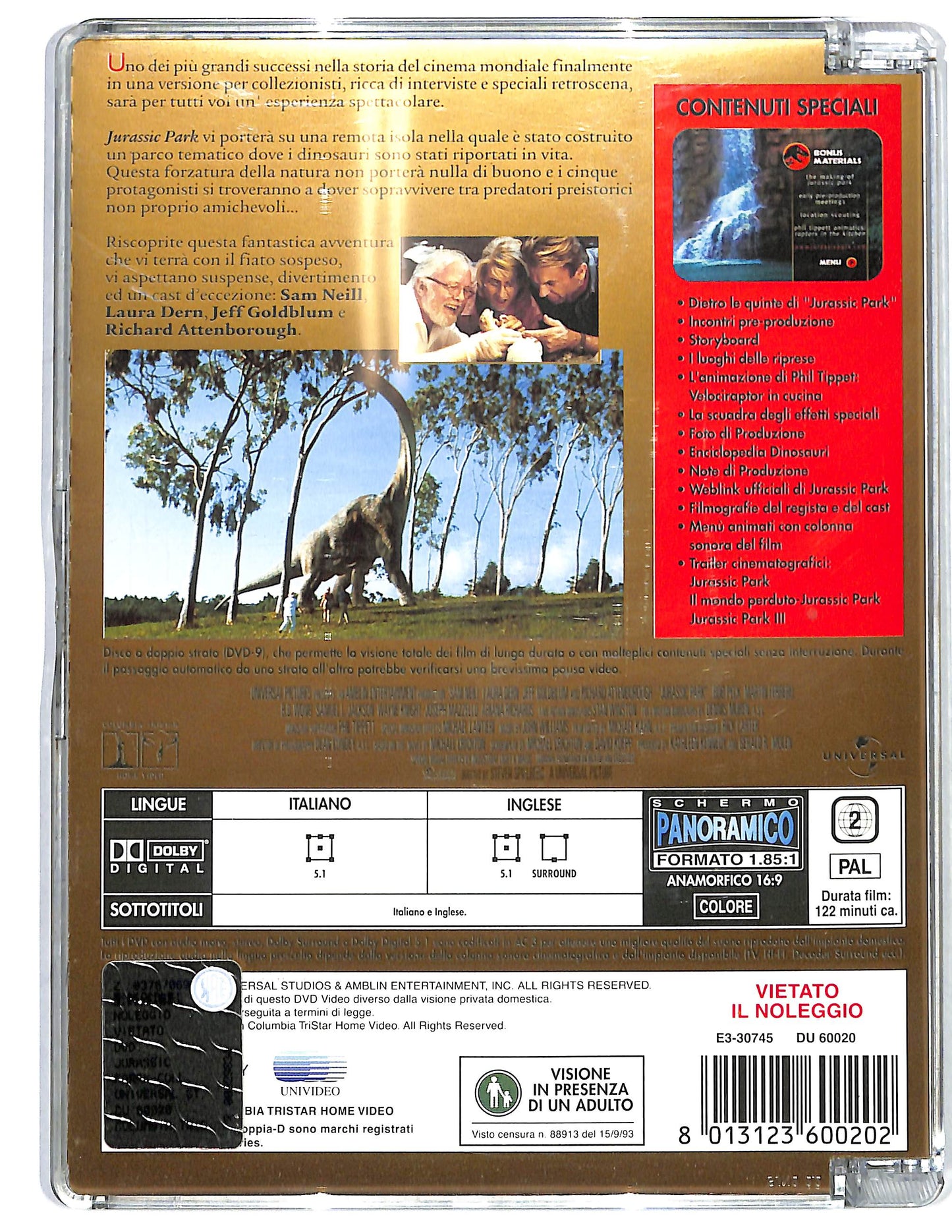 EBOND Jurassic Park SJB DVD D654304