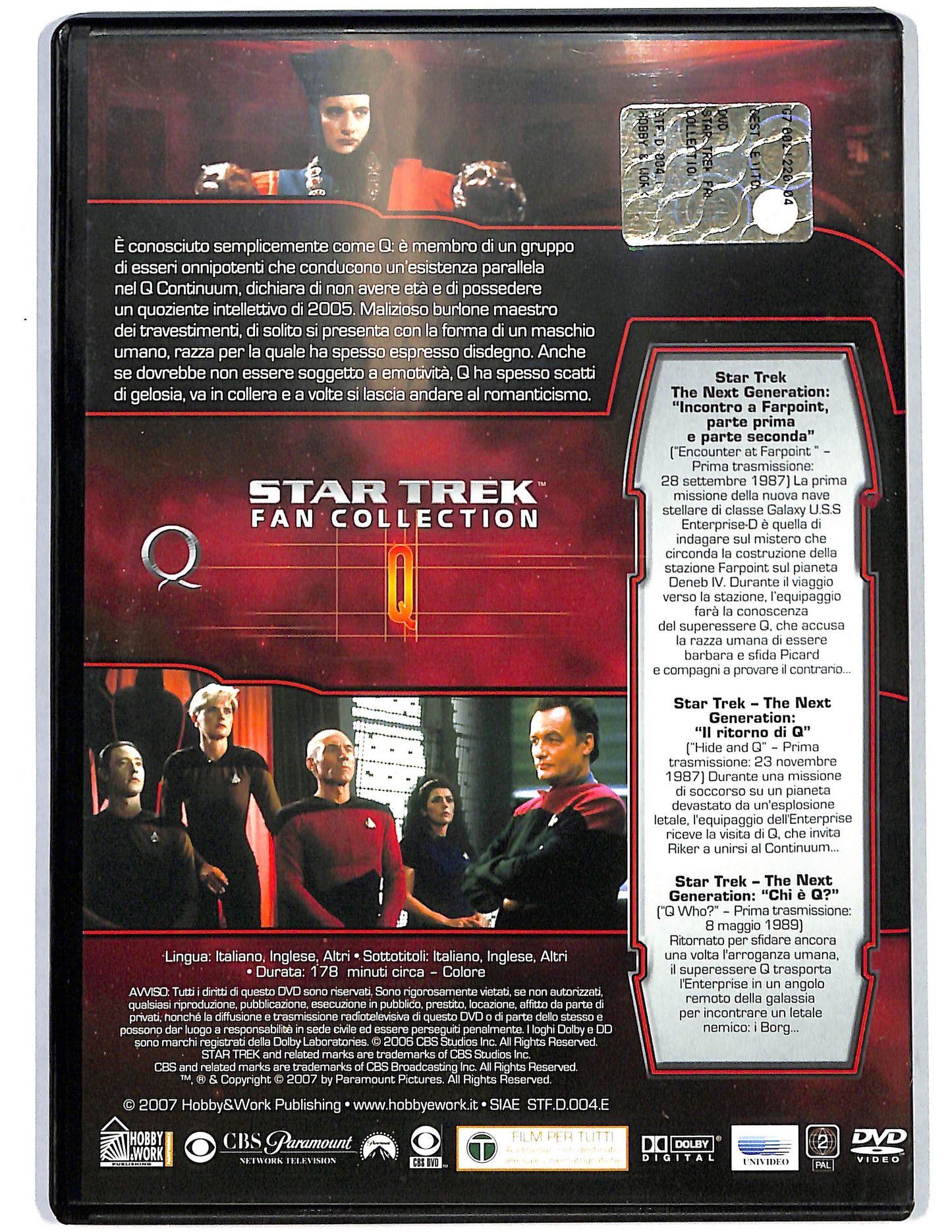 EBOND Star Trek - Q vol.1 EDITORIALE DVD D654418