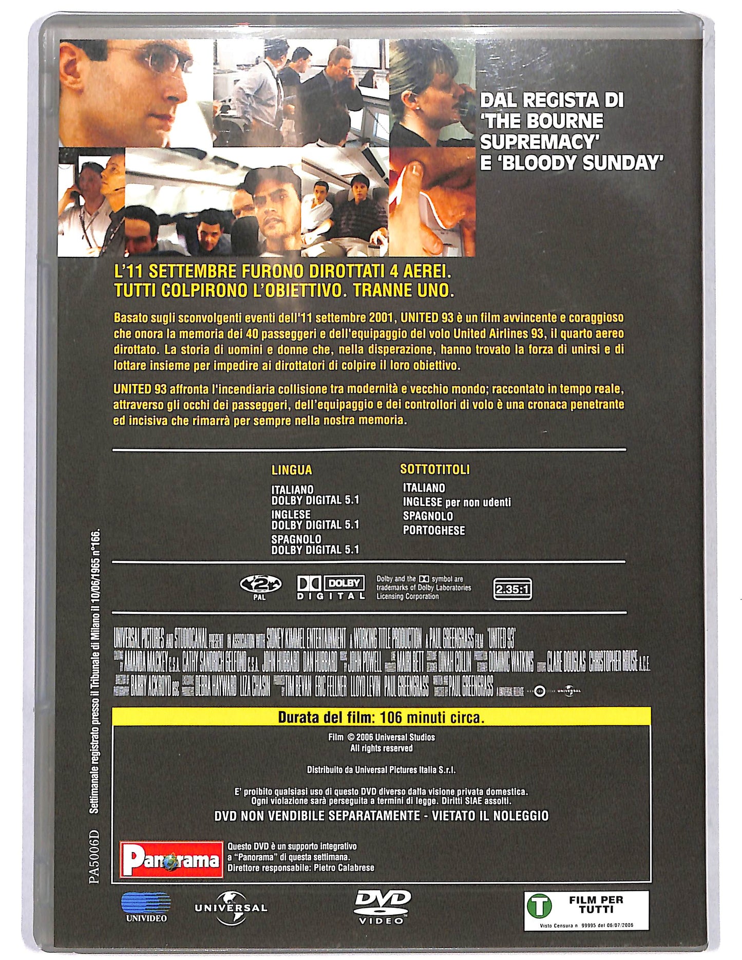 EBOND United 93 EDITORIALE DVD D654531