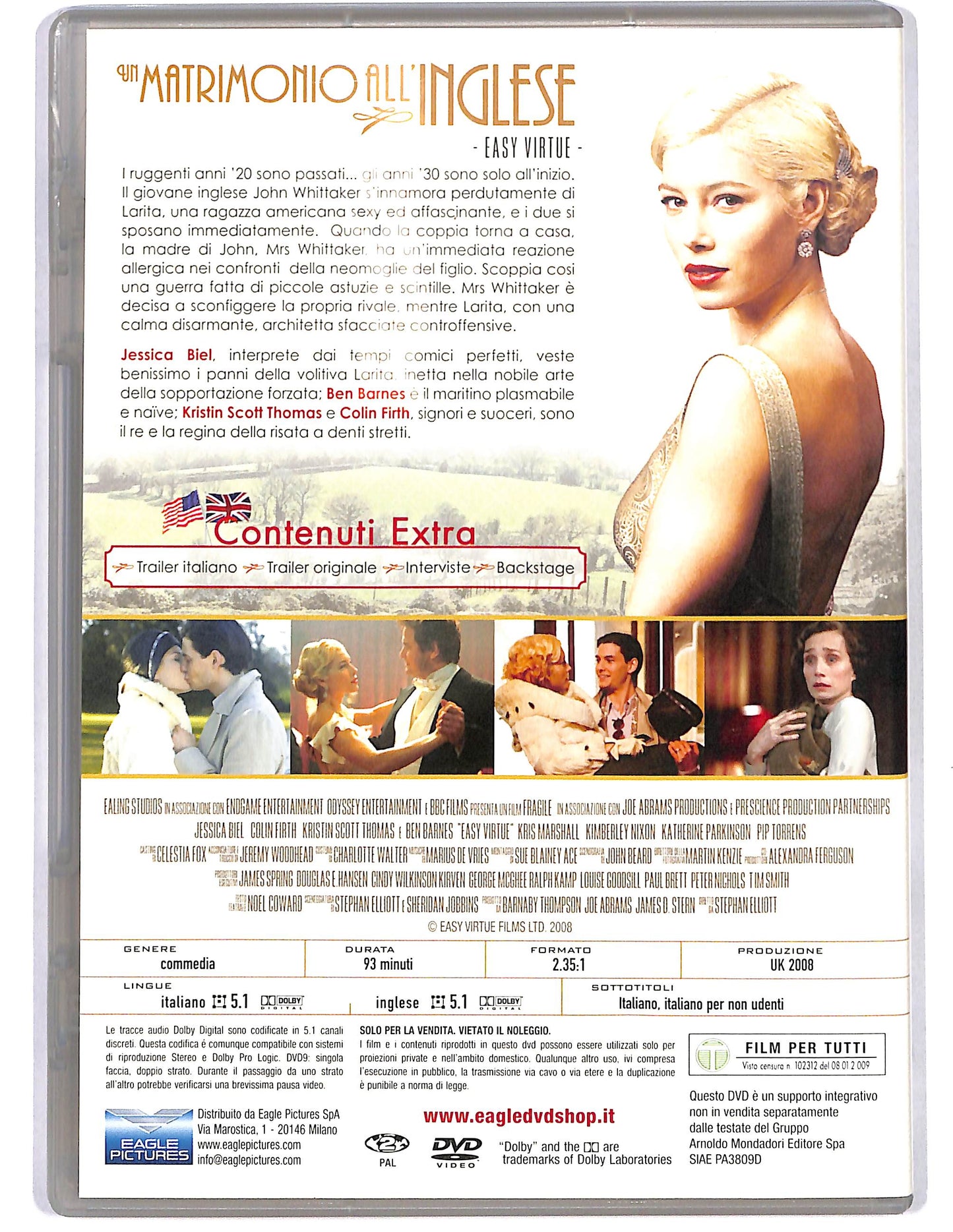EBOND Un matrimonio all'inglese EDITORIALE DVD D654548
