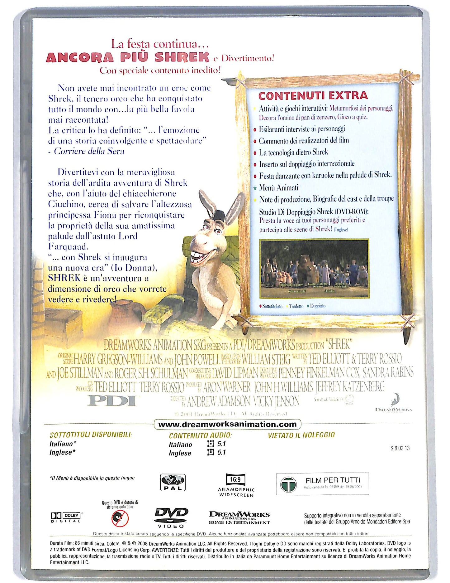 EBOND Shrek EDITORIALE DVD D654824