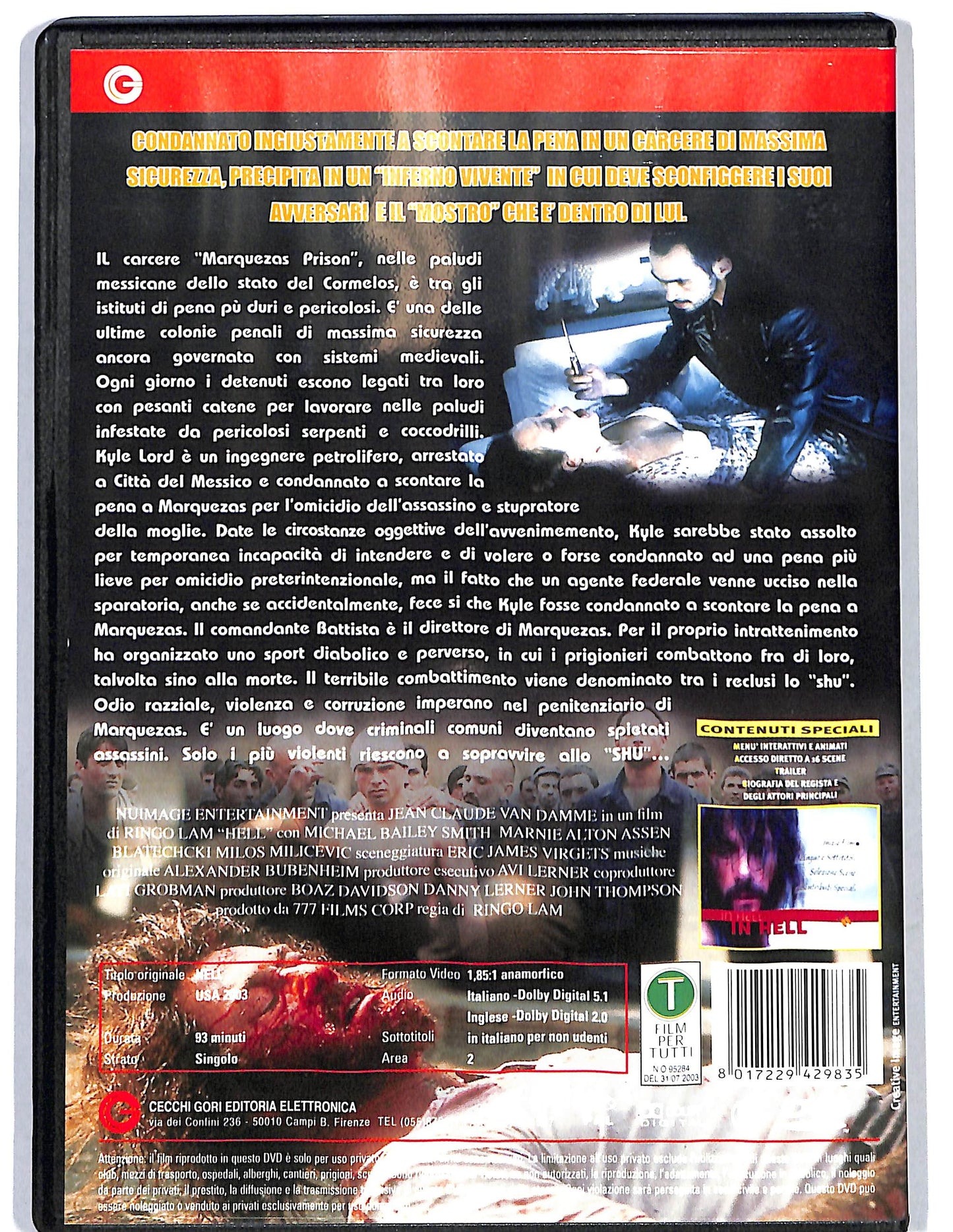 EBOND Hell Esplode La Furia DVD D654839