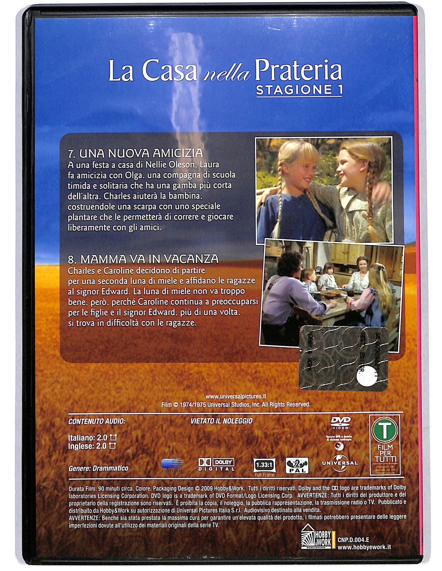 EBOND La casa nella Prateria St1 vol 4 Ep. 7 - 8 EDITORIALE DVD D654904