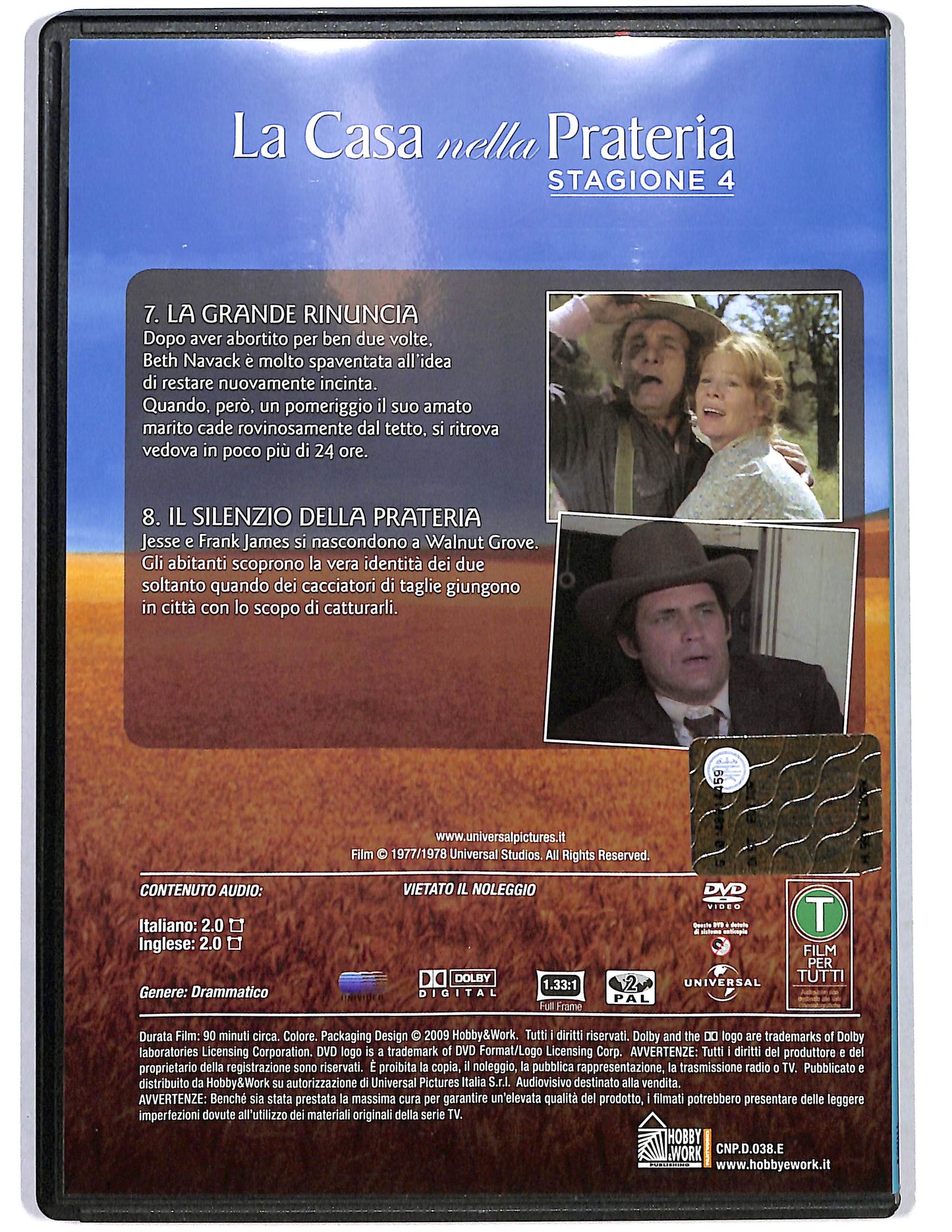 EBOND La casa nella prateria vol 38 St.4 Ep 7 - 8 EDITORIALE DVD D654919
