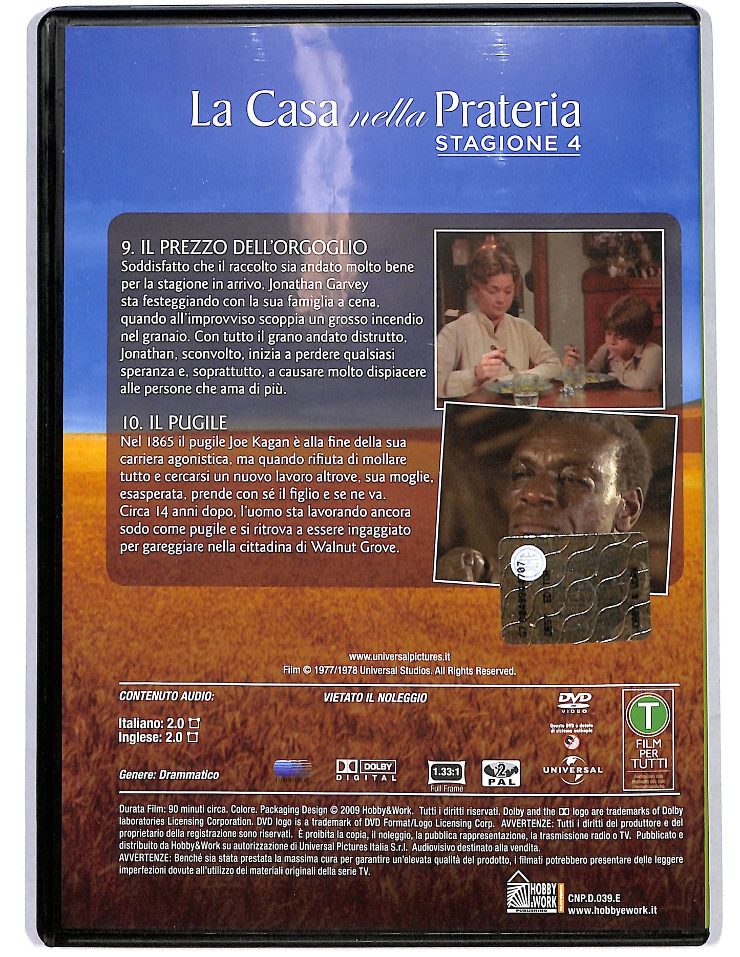 EBOND La casa nella prateria vol 39 St4 Ep.9 - 10 EDITORIALE DVD D654920