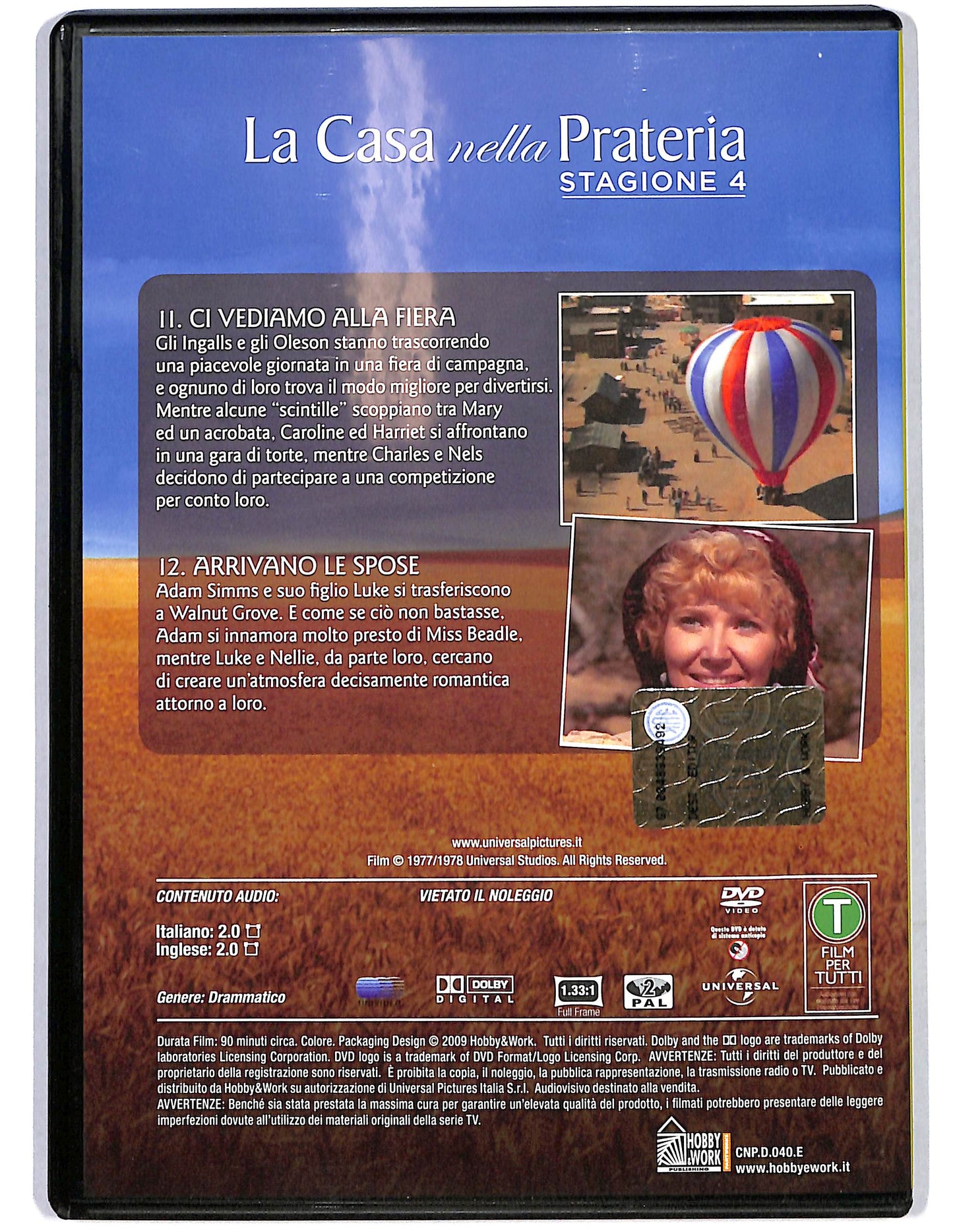 EBOND La casa nella prateria vol 40 St.4 Ep. 11 - 12 EDITORIALE DVD D654921