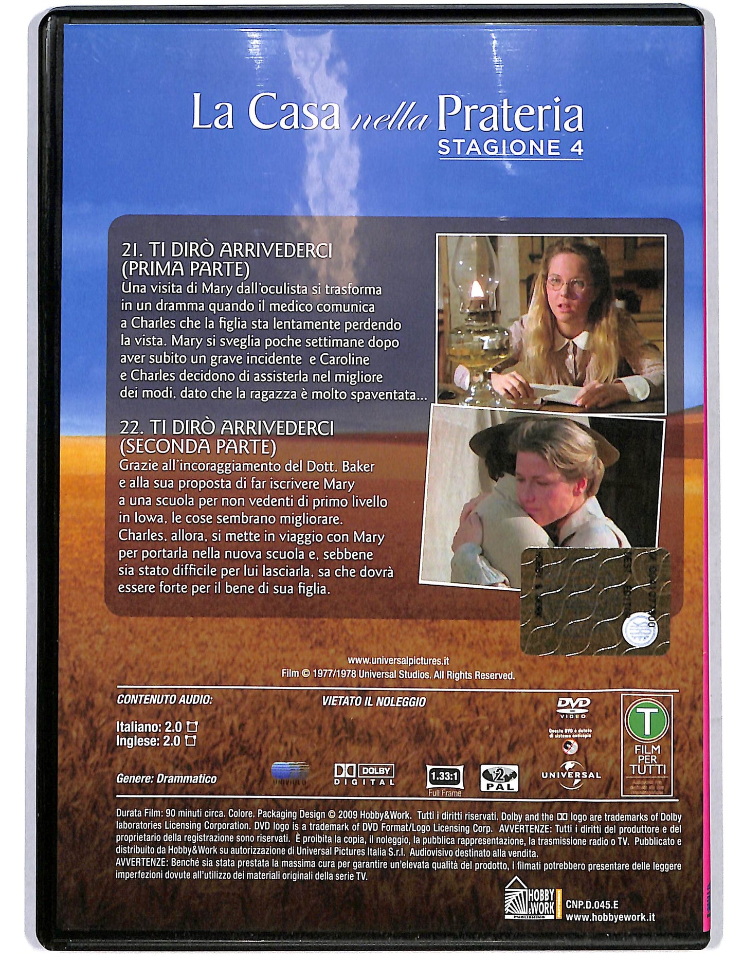 EBOND La casa nella prateria vol 45 St.4 Ep. 21 - 22 EDITORIALE DVD D654925