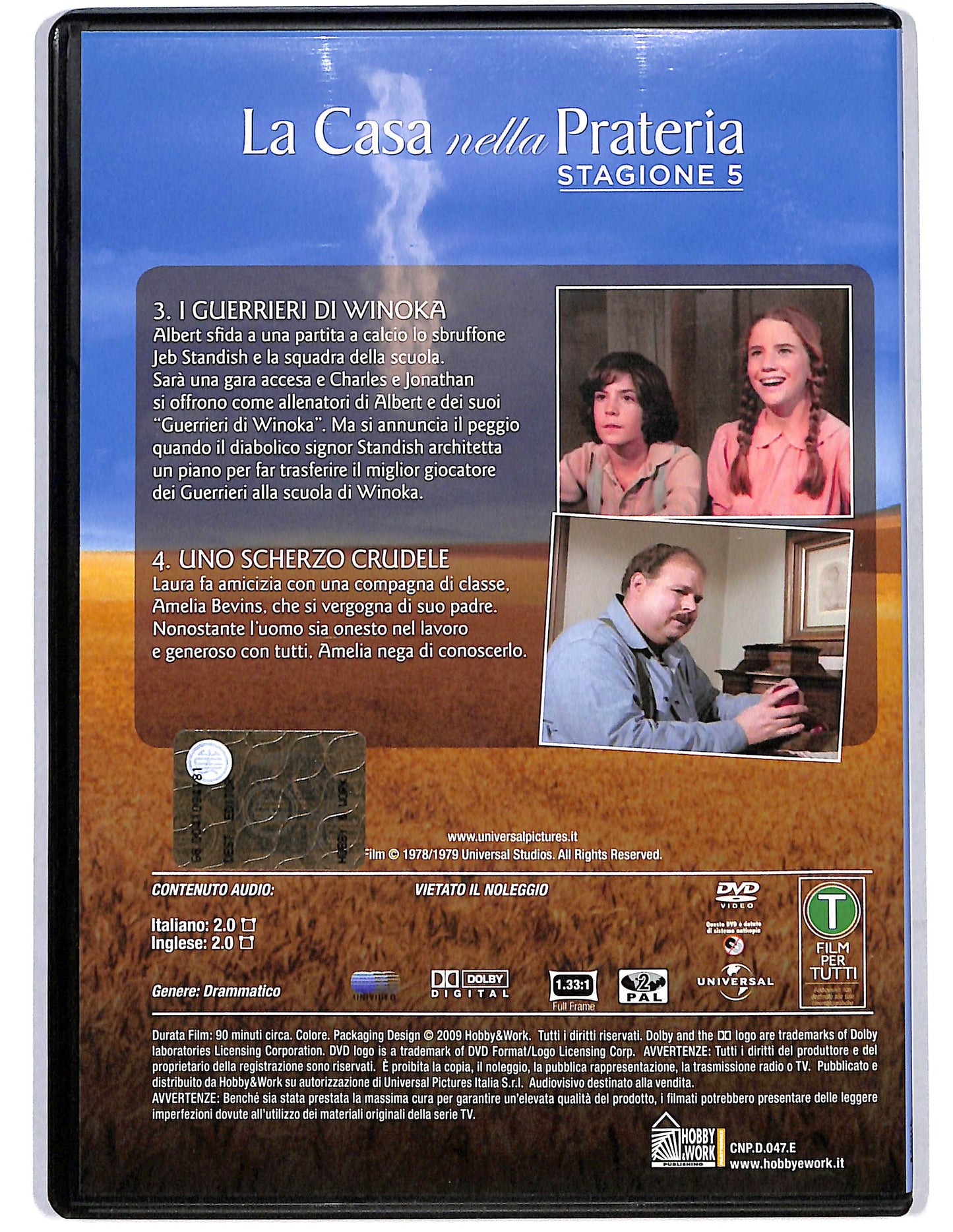 EBOND La casa nella prateria vol 47 St.5 Ep.3 - 4 EDITORIALE DVD D654927