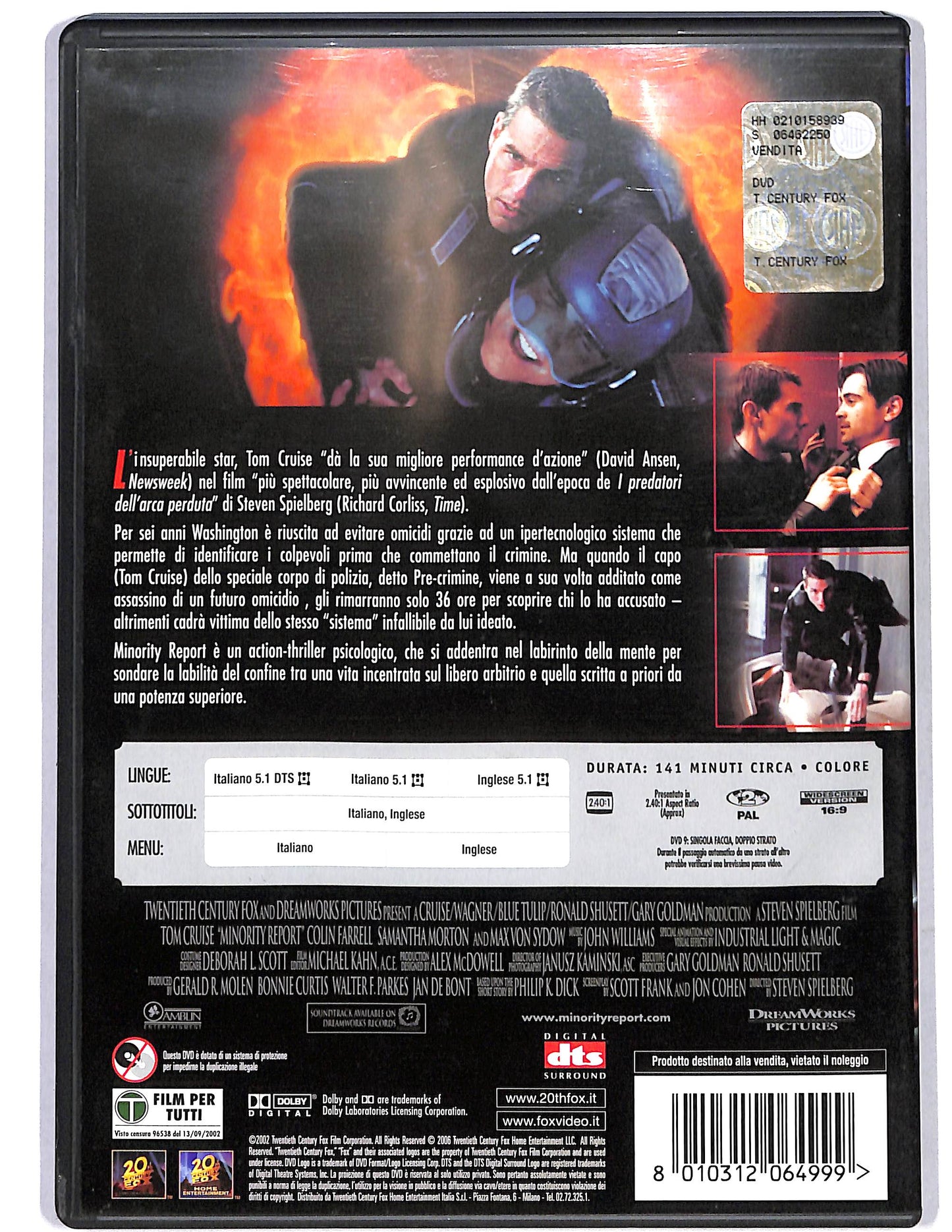 EBOND Minority report DVD D655122