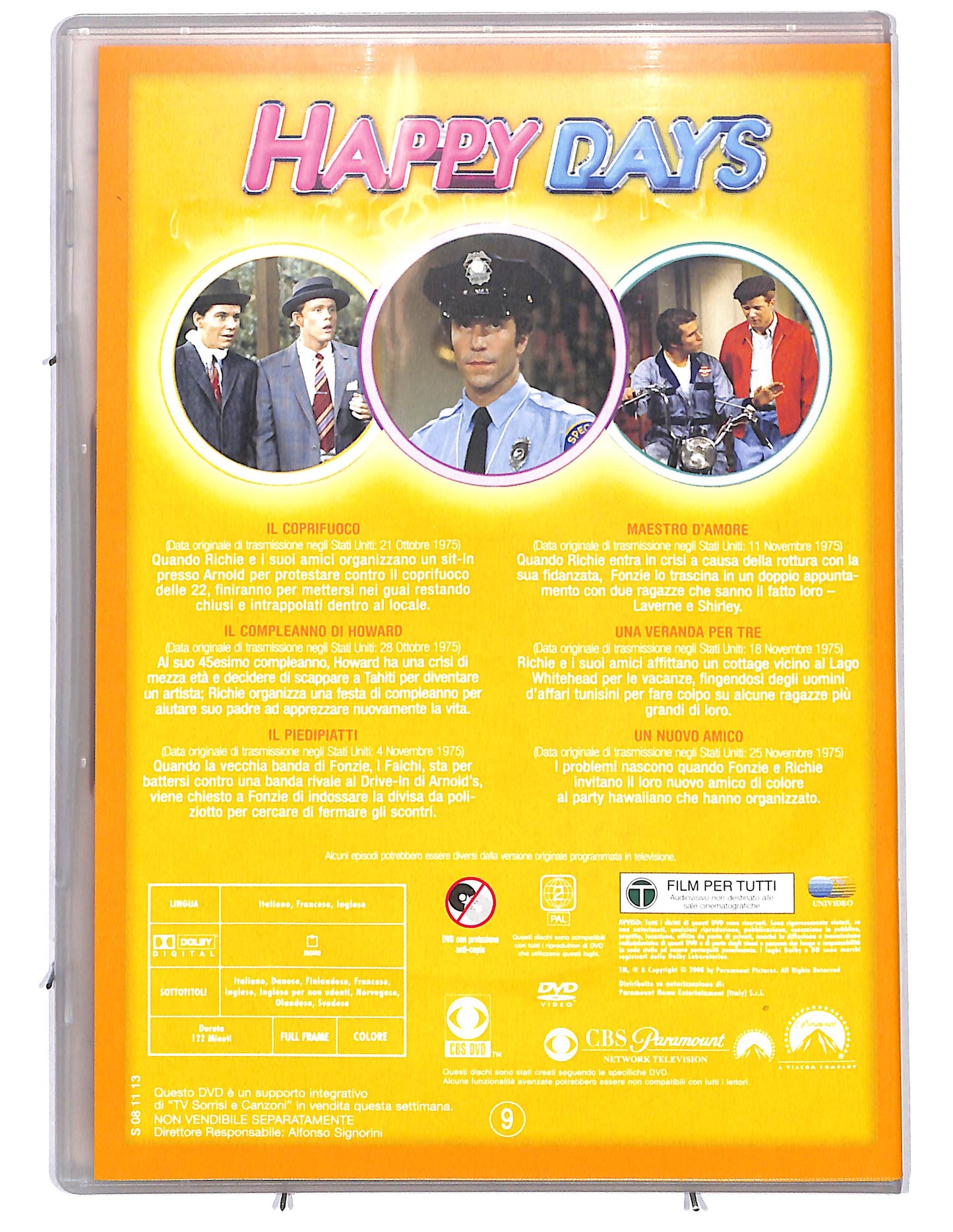 EBOND Happy Days St.3 Disco 2 slimcase EDITORIALE DVD D655130