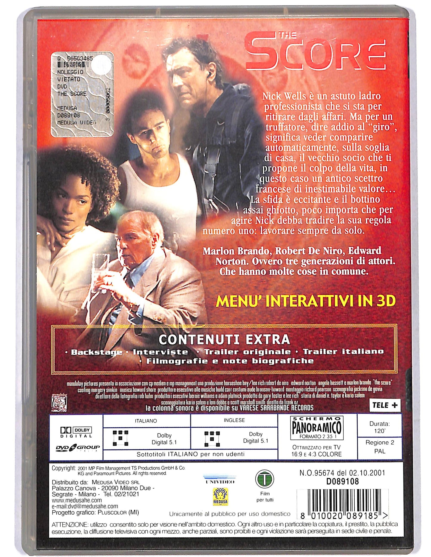 EBOND The score DVD D655157