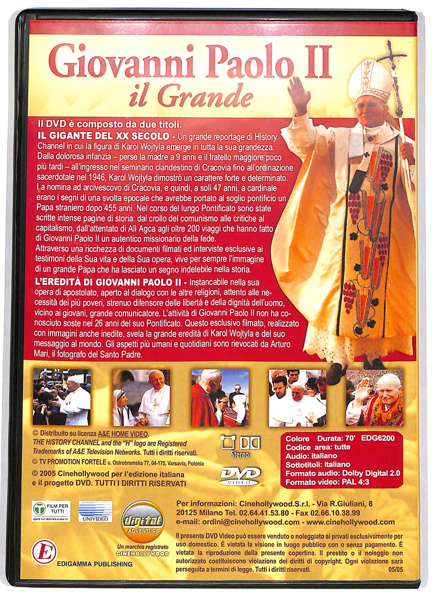 EBOND Giovanni Paolo II il Grande EDITORIALE DVD D655814