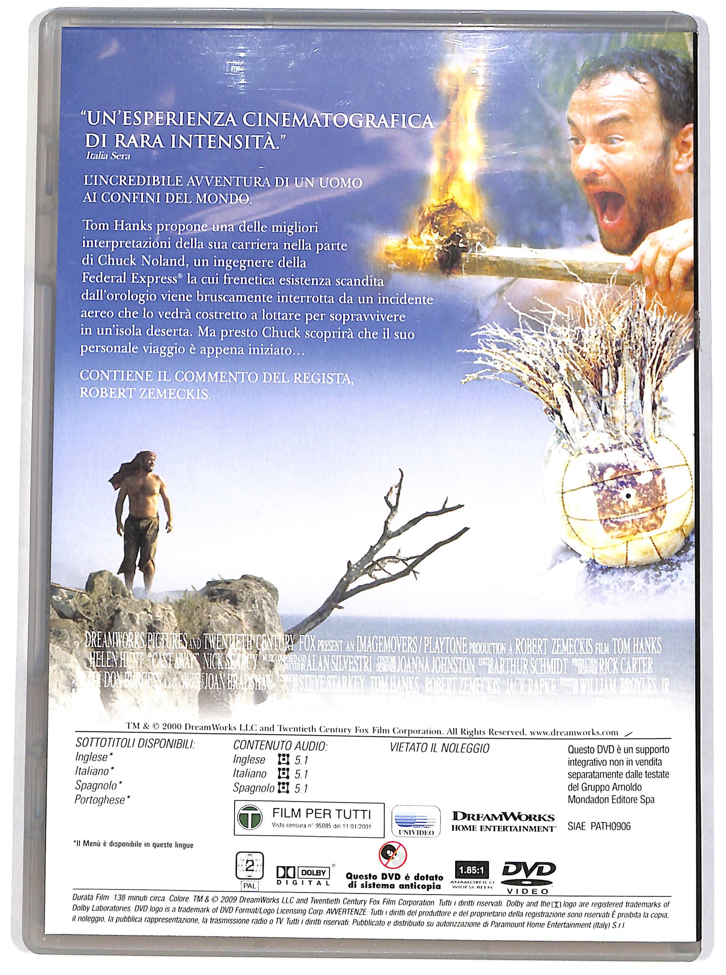 EBOND Cast Away EDITORIALE DVD D655826