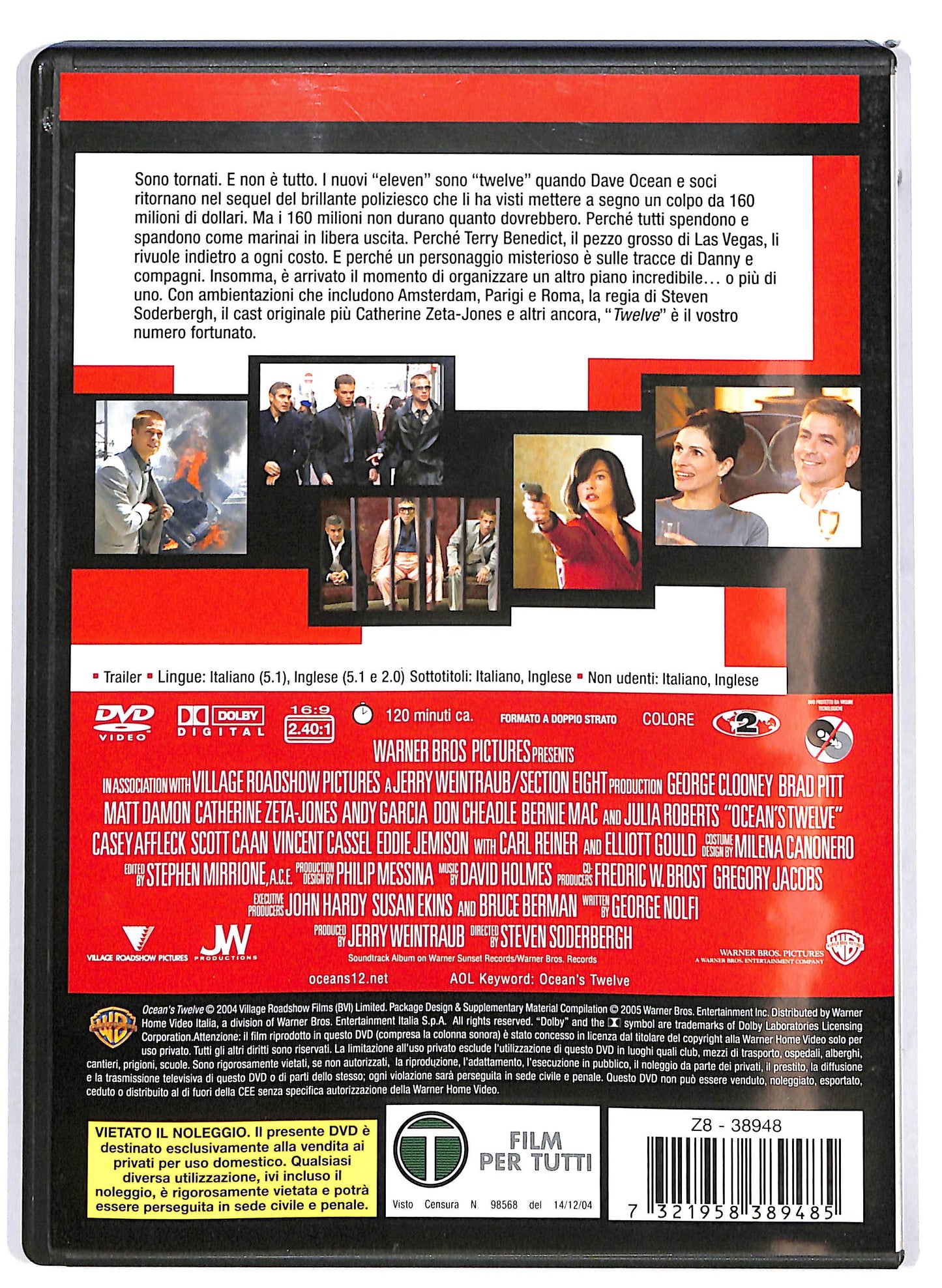 EBOND Ocean'S Twelve DVD D655939