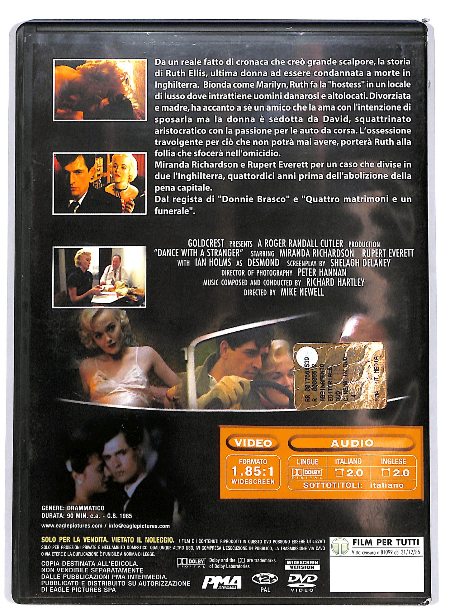 EBOND Ballando con uno sconosciuto EDITORIALE DVD D655944