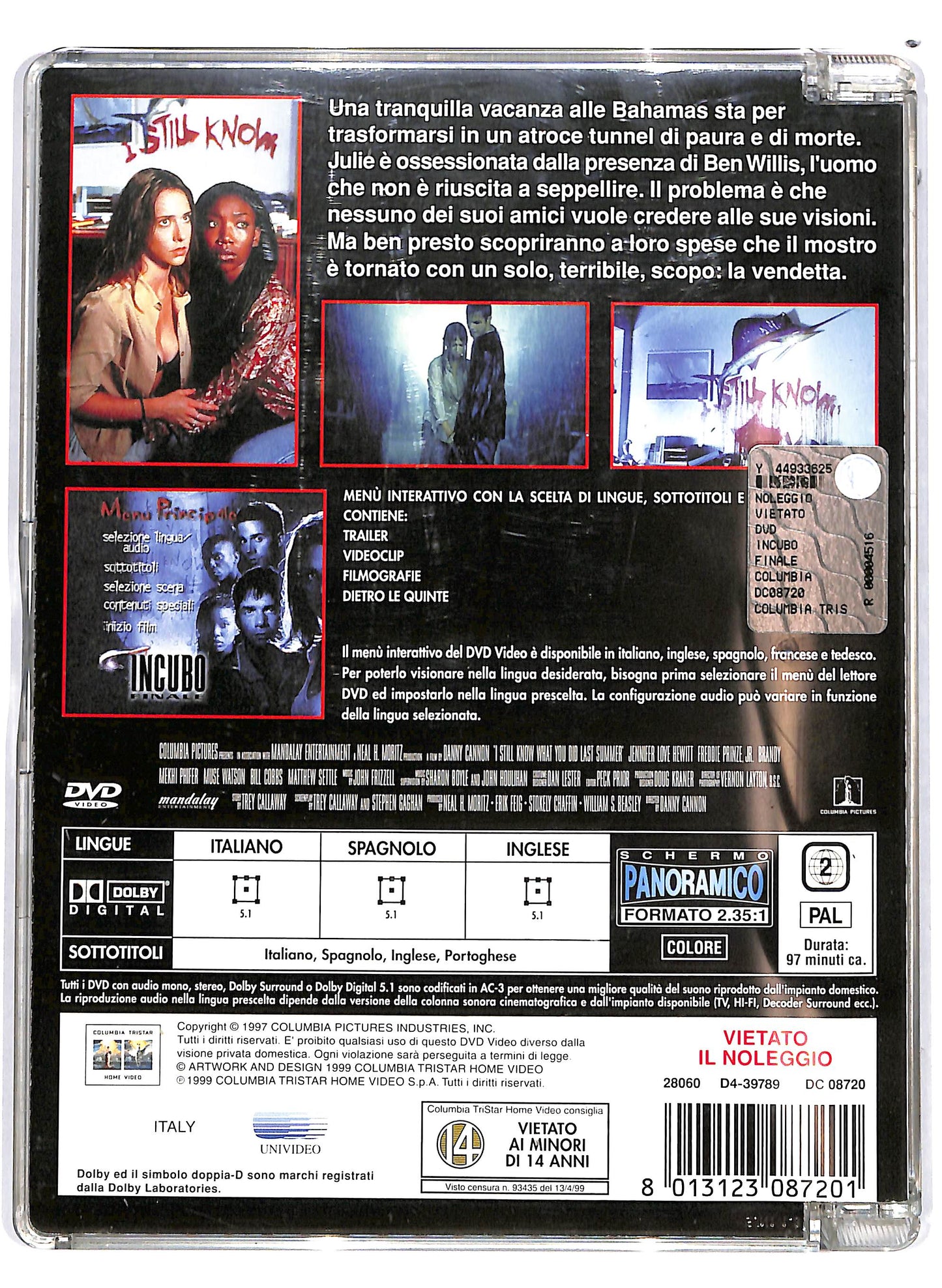 EBOND Incubo Finale SJB DVD D655951