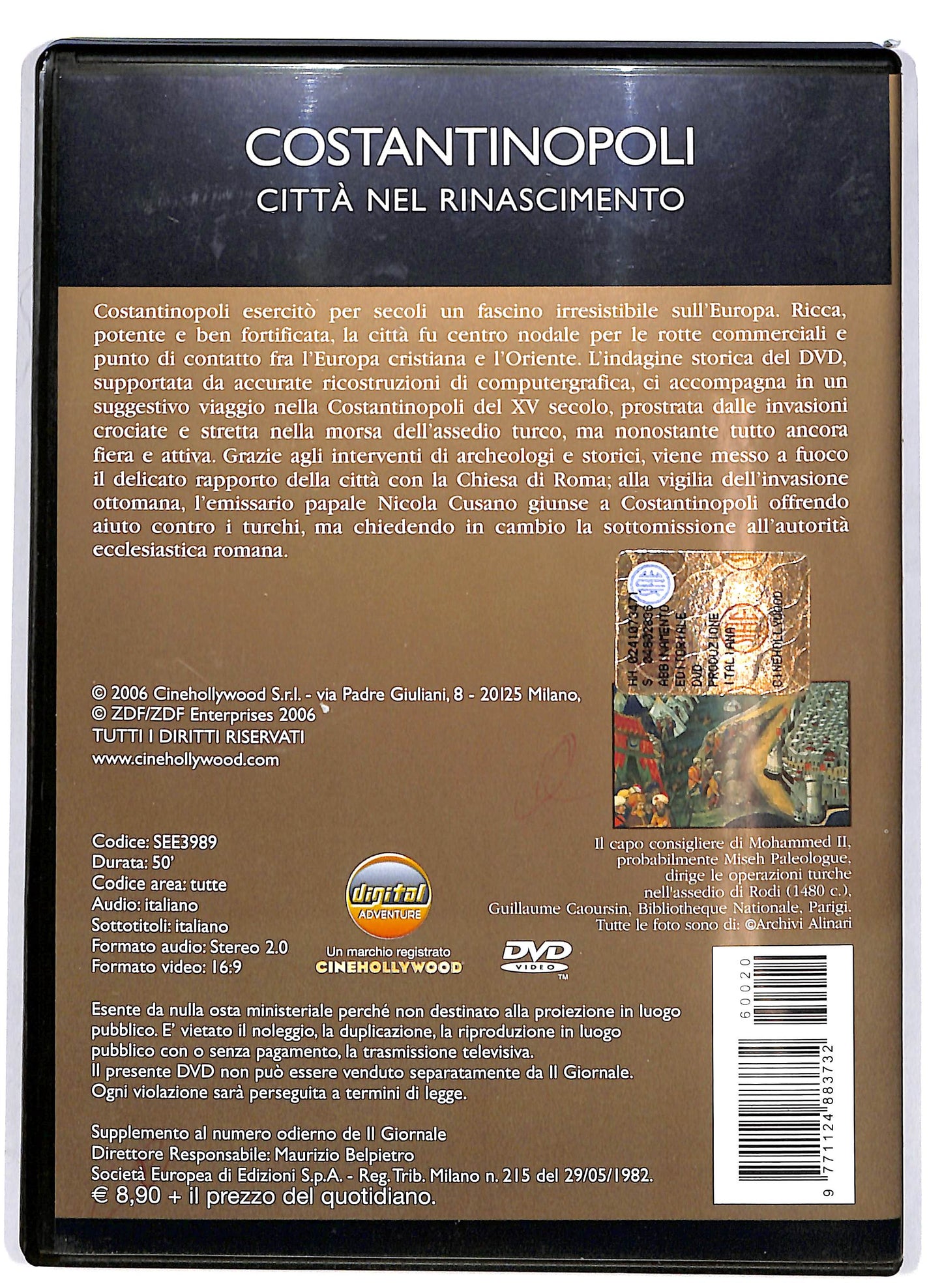 EBOND Costantinopoli citta nel rinascimento vol.20 EDITORIALE DVD D655962