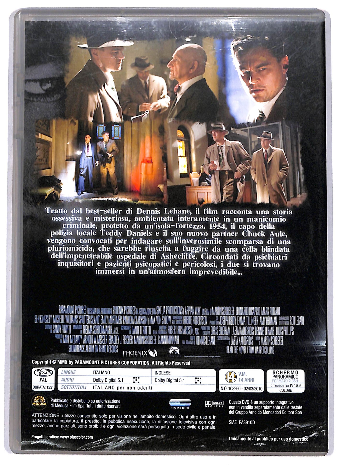 EBOND shutter island EDITORIALE DVD D656060