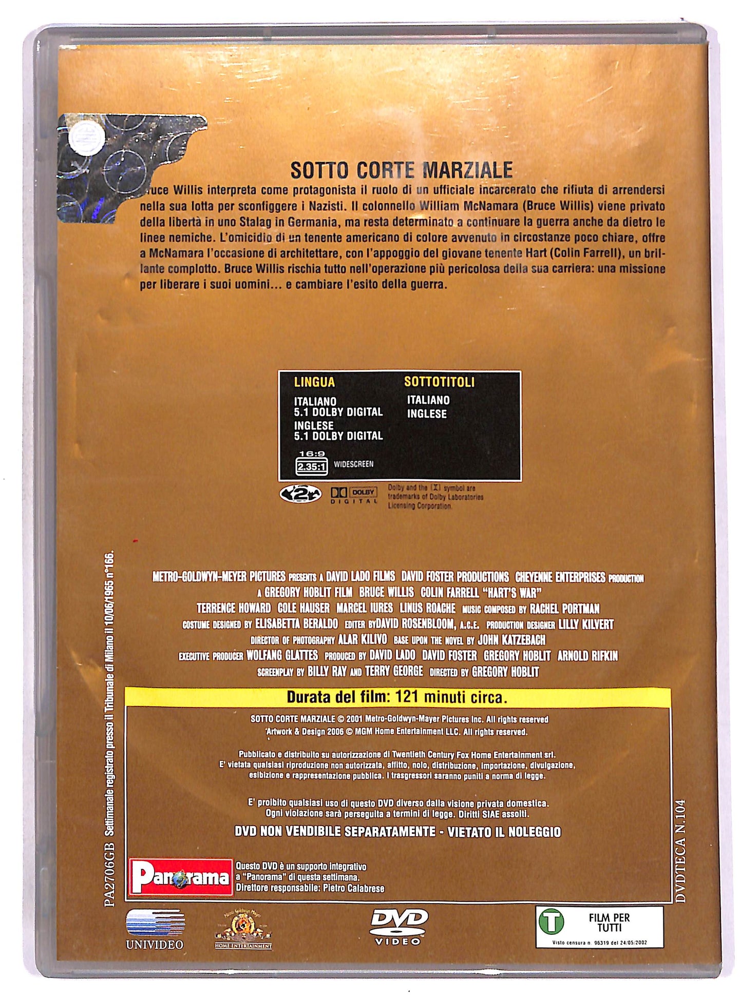 EBOND Sotto corte marziale EDITORIALE DVD D656238
