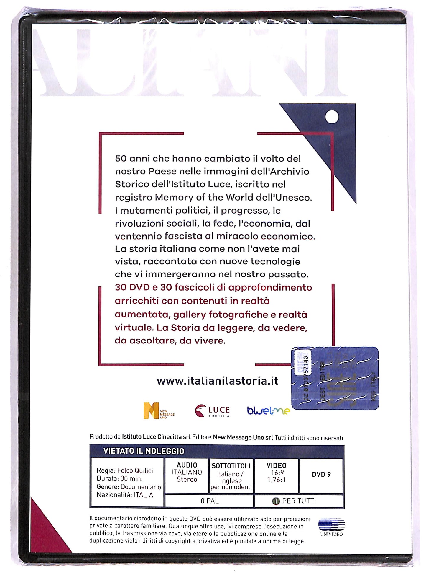 EBOND Italiani - 04 - La politica economica del fascismo EDITORIALE DVD D656248