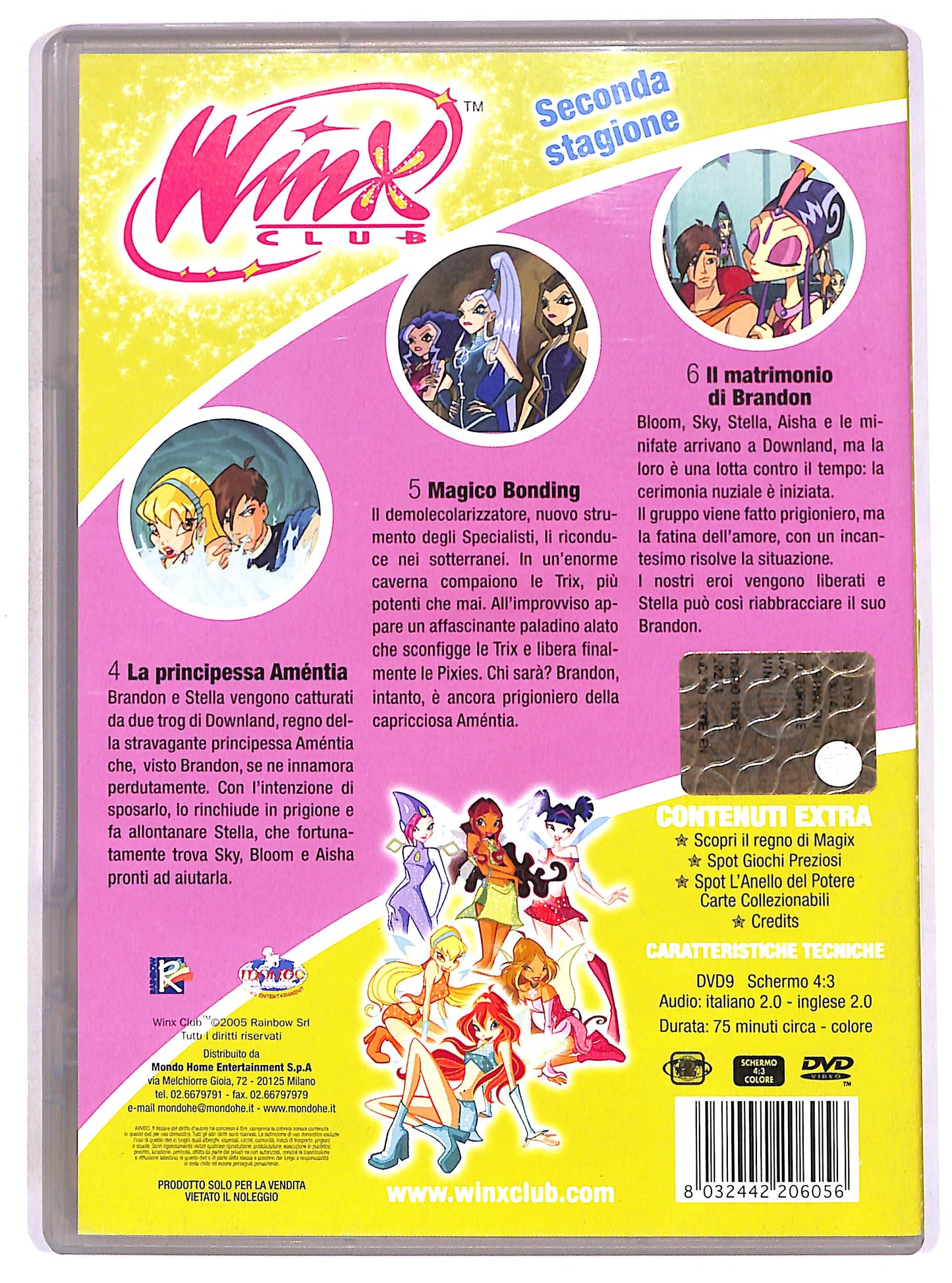 EBOND Winx Club Stagione 2 - La principessa Amentia EDITORIALE DVD D656302