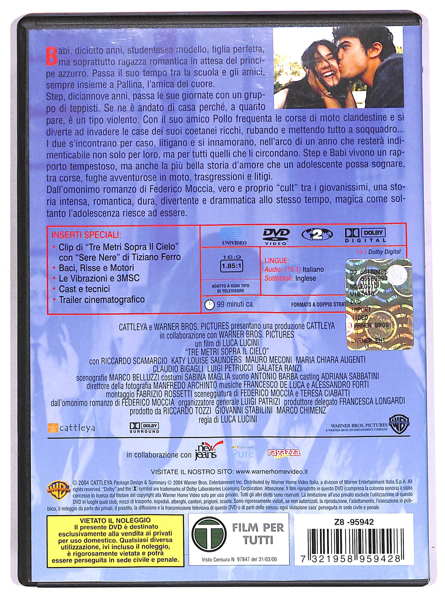 EBOND Tre metri sopra il cielo DVD D656309