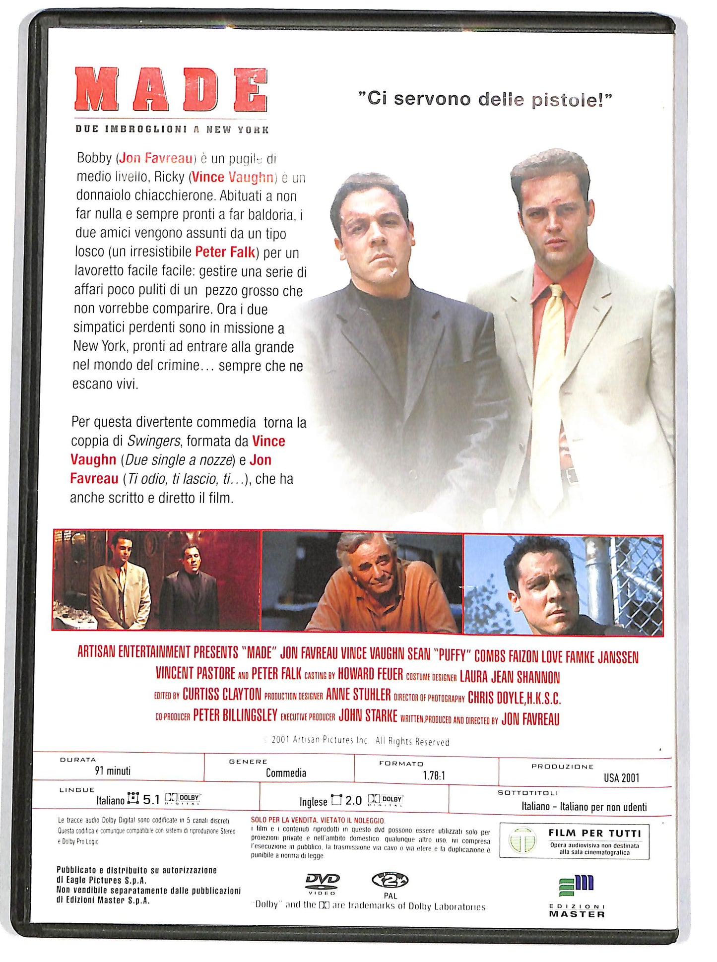 EBOND Made - Due imbroglioni a New York EDITORIALE DVD D656439