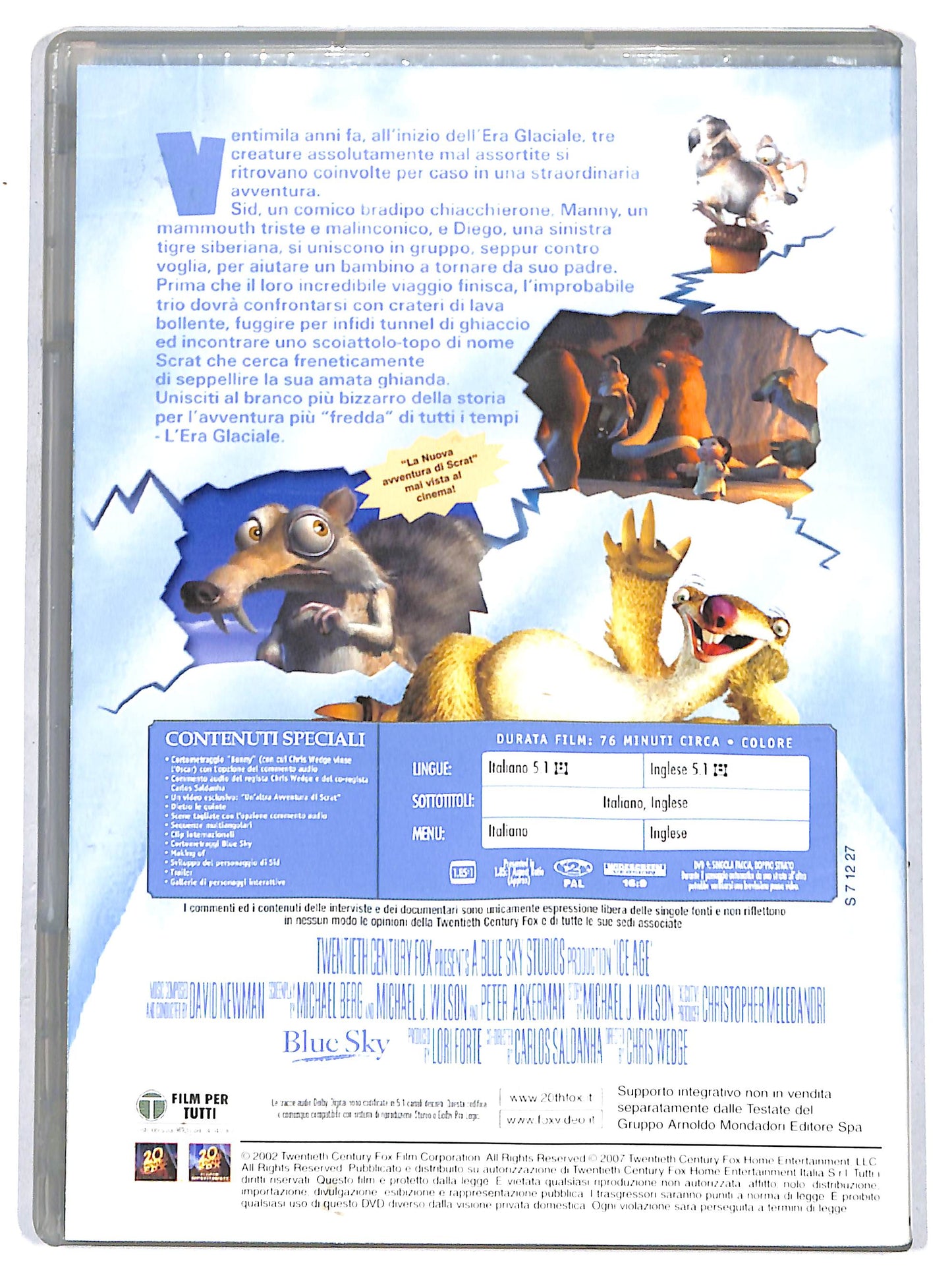 EBOND L'era glaciale EDITORIALE DVD D656551