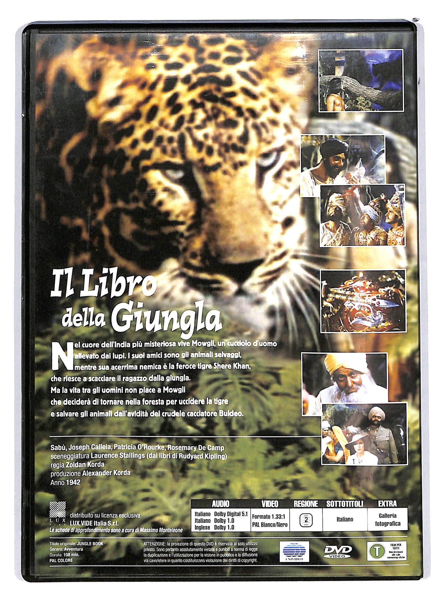 EBOND Il libro della giungla (film 1942) EDITORIALE DVD D656611