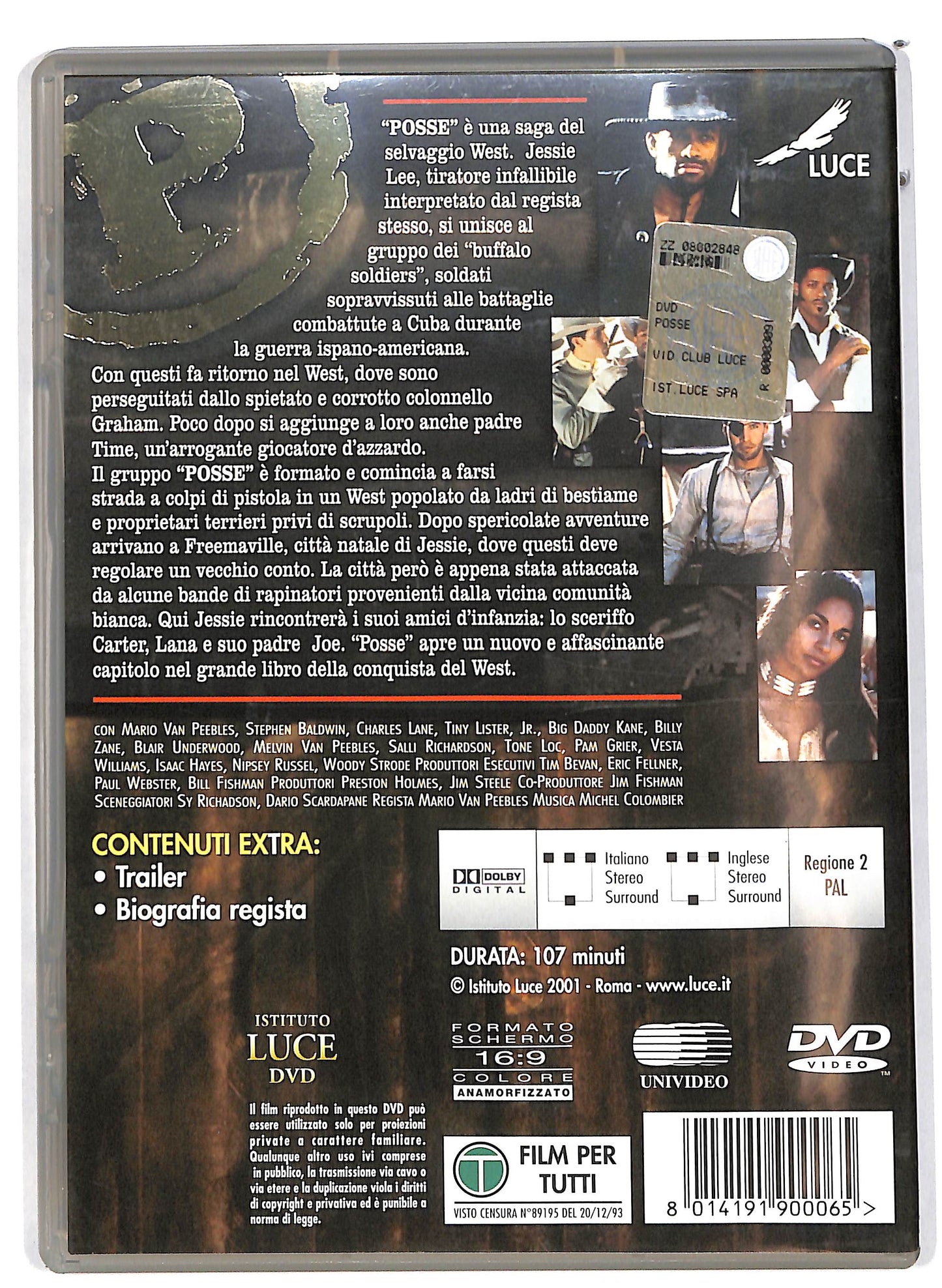 EBOND Posse - La leggenda di Jessie Lee  DVD D656623