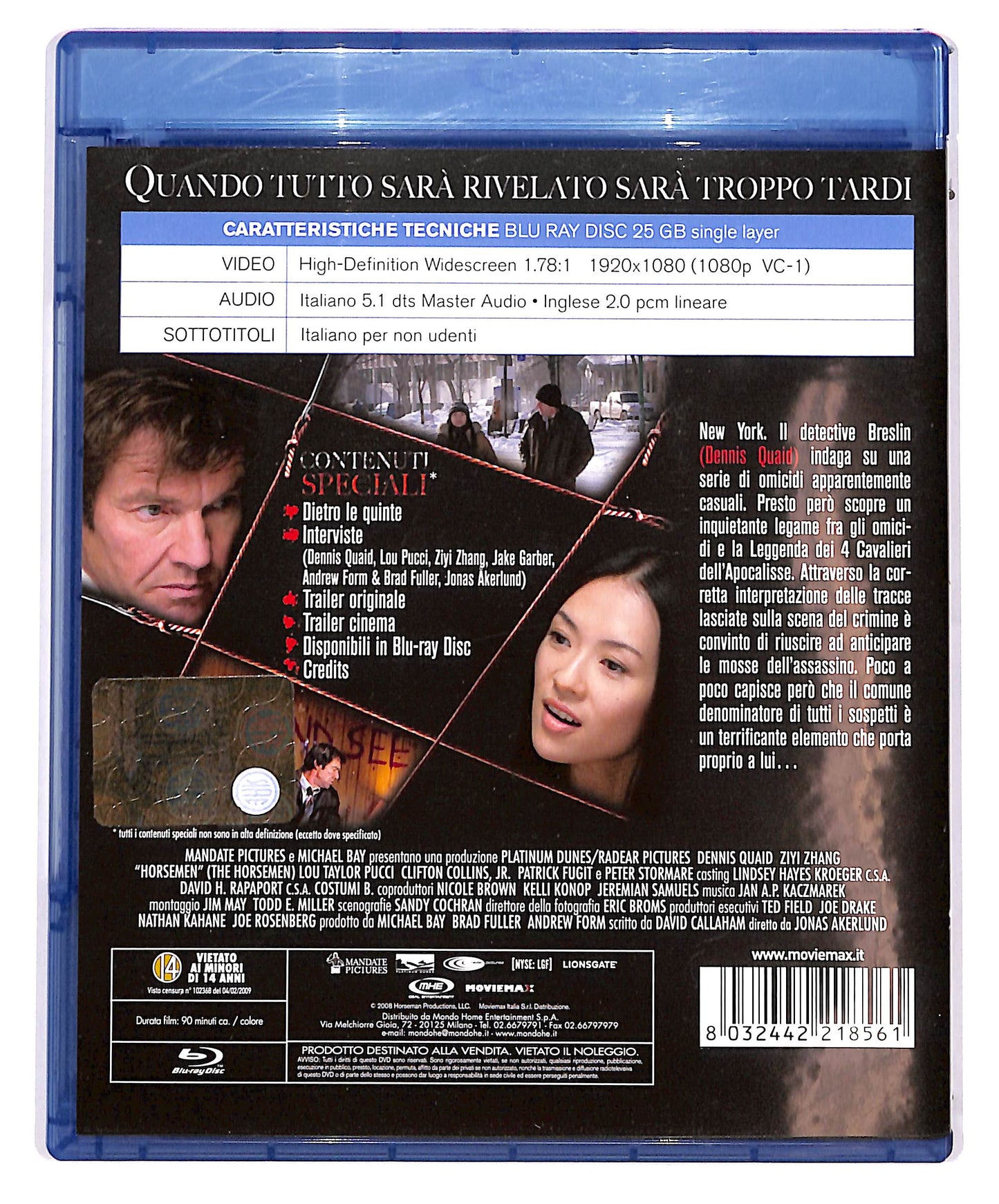 EBOND The horsemen BLURAY D656836