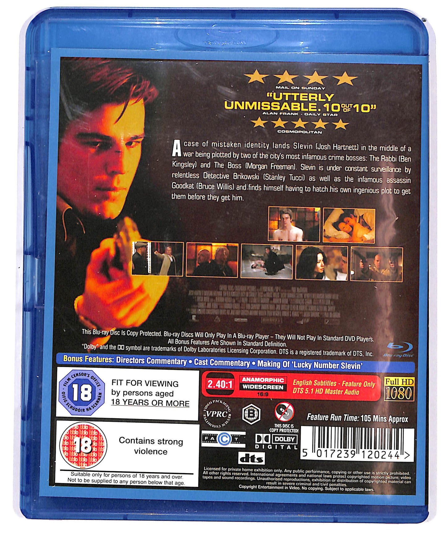 EBOND Lucky Number Slevin UK EDITION BLURAY D656868