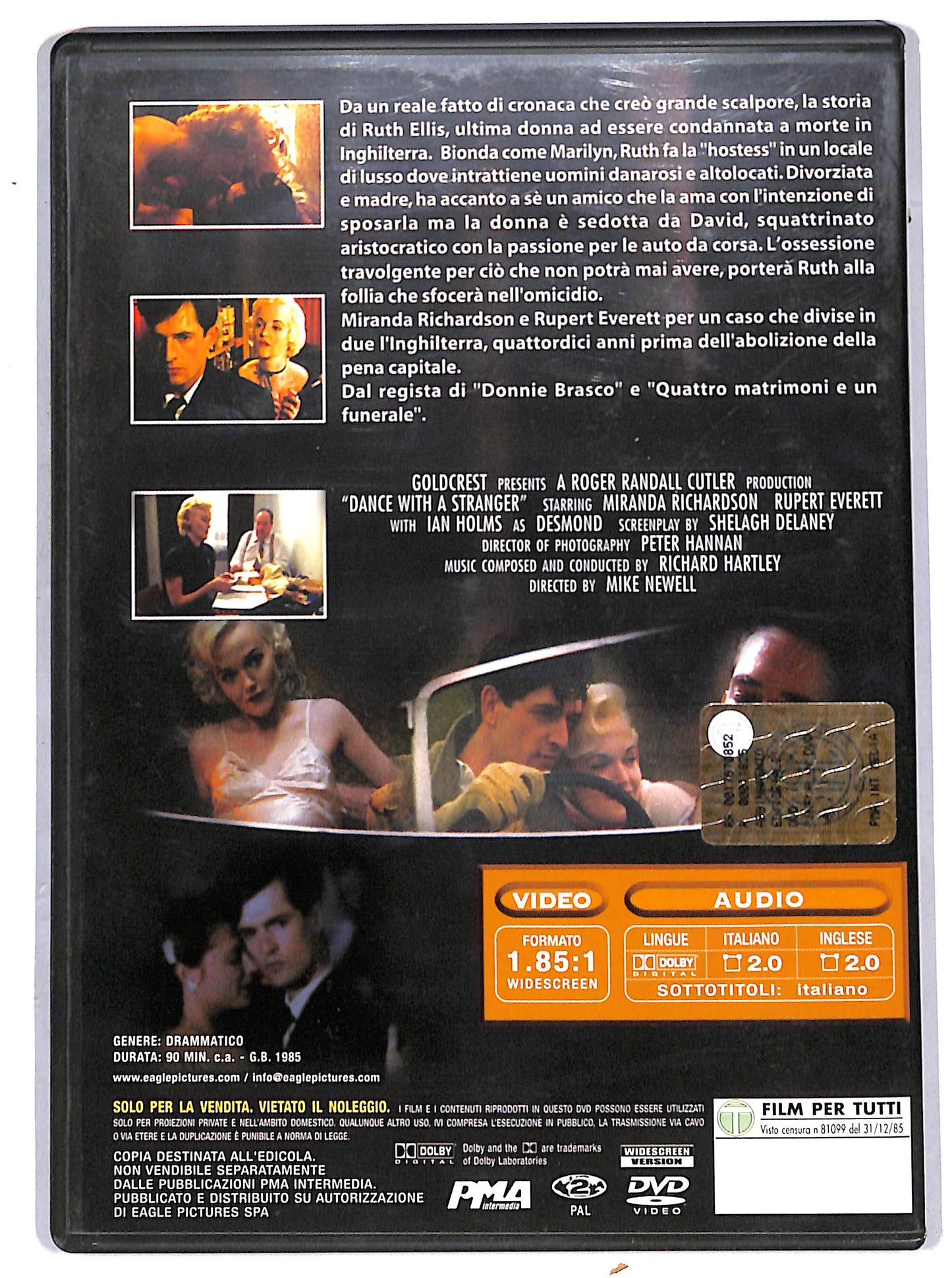 EBOND Ballando con uno sconosciuto EDITORIALE DVD D656927