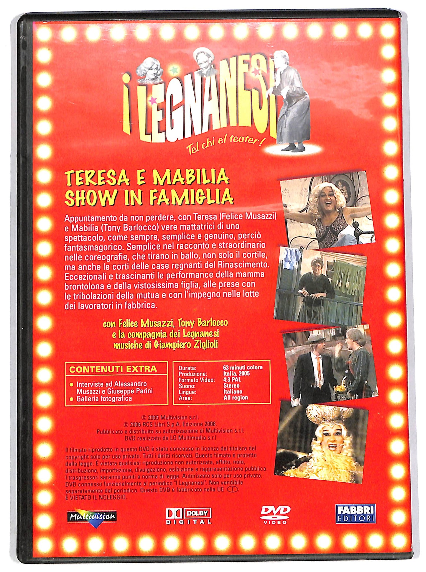 EBOND Teresa e Mabilia show in famiglia EDITORIALE DVD D657036